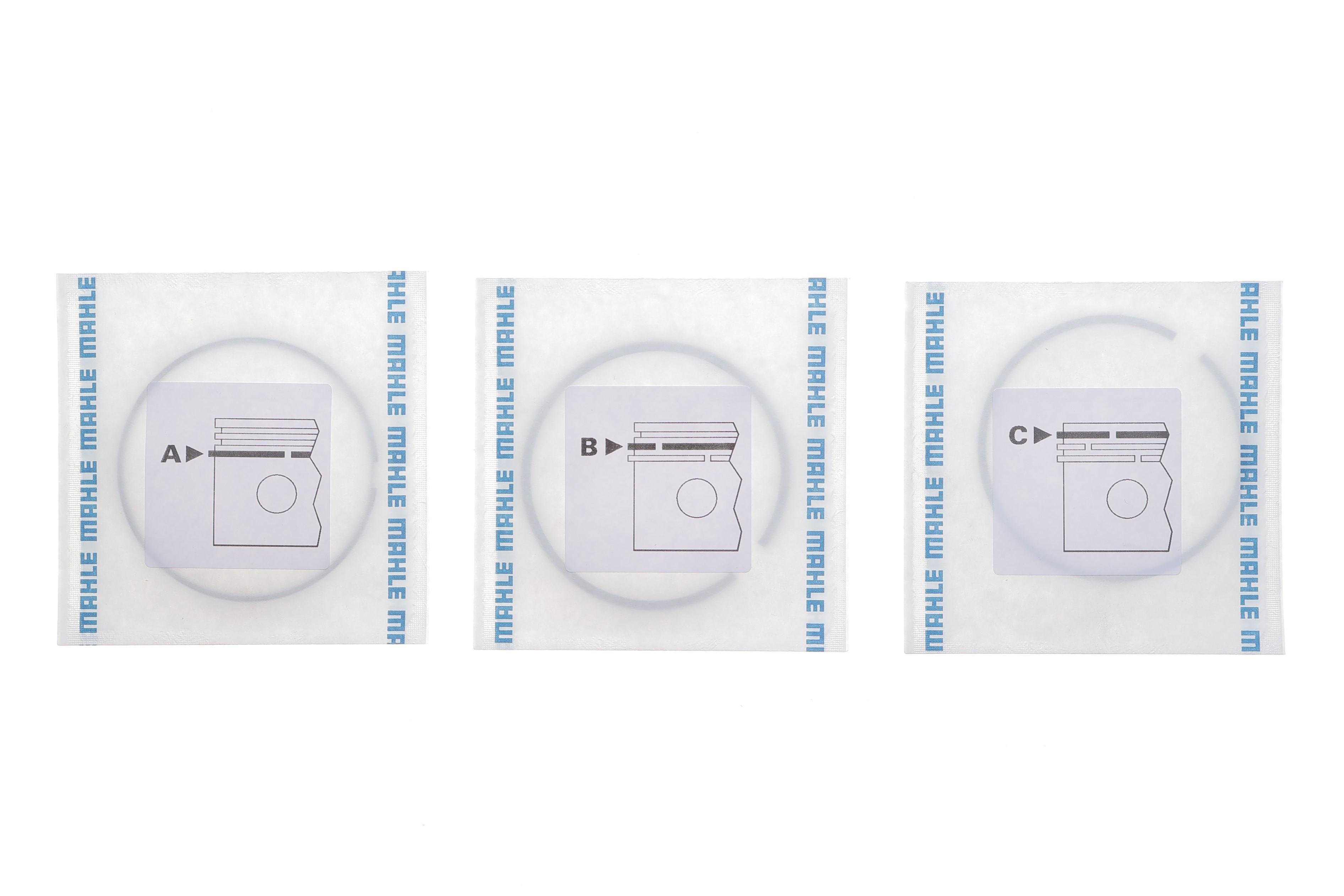 Кольца поршневые VW Caddy III 2.0EcoFuel/T5 2.0 03-15 (83.00mm/ +0.50) (1.2-1.5-2)