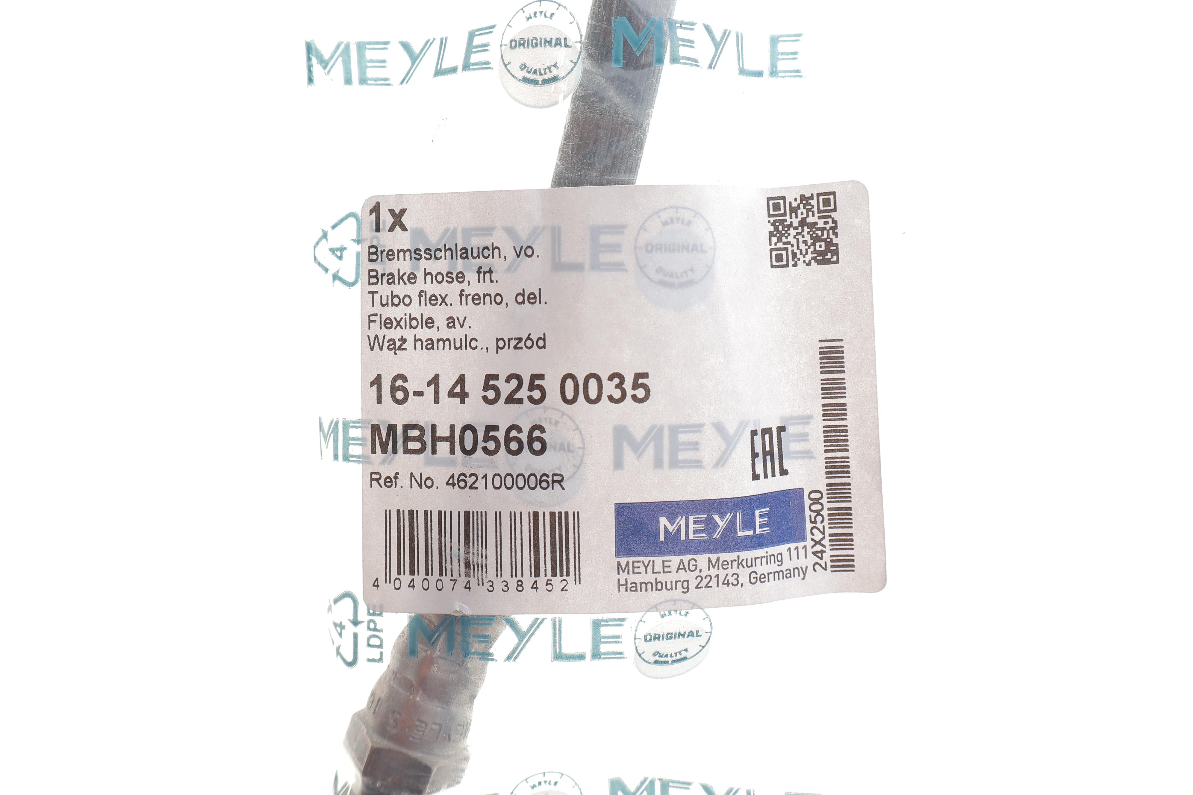 Шланг гальмівний (передній) Renault Megan III/Scenic III 08- (L=460mm)