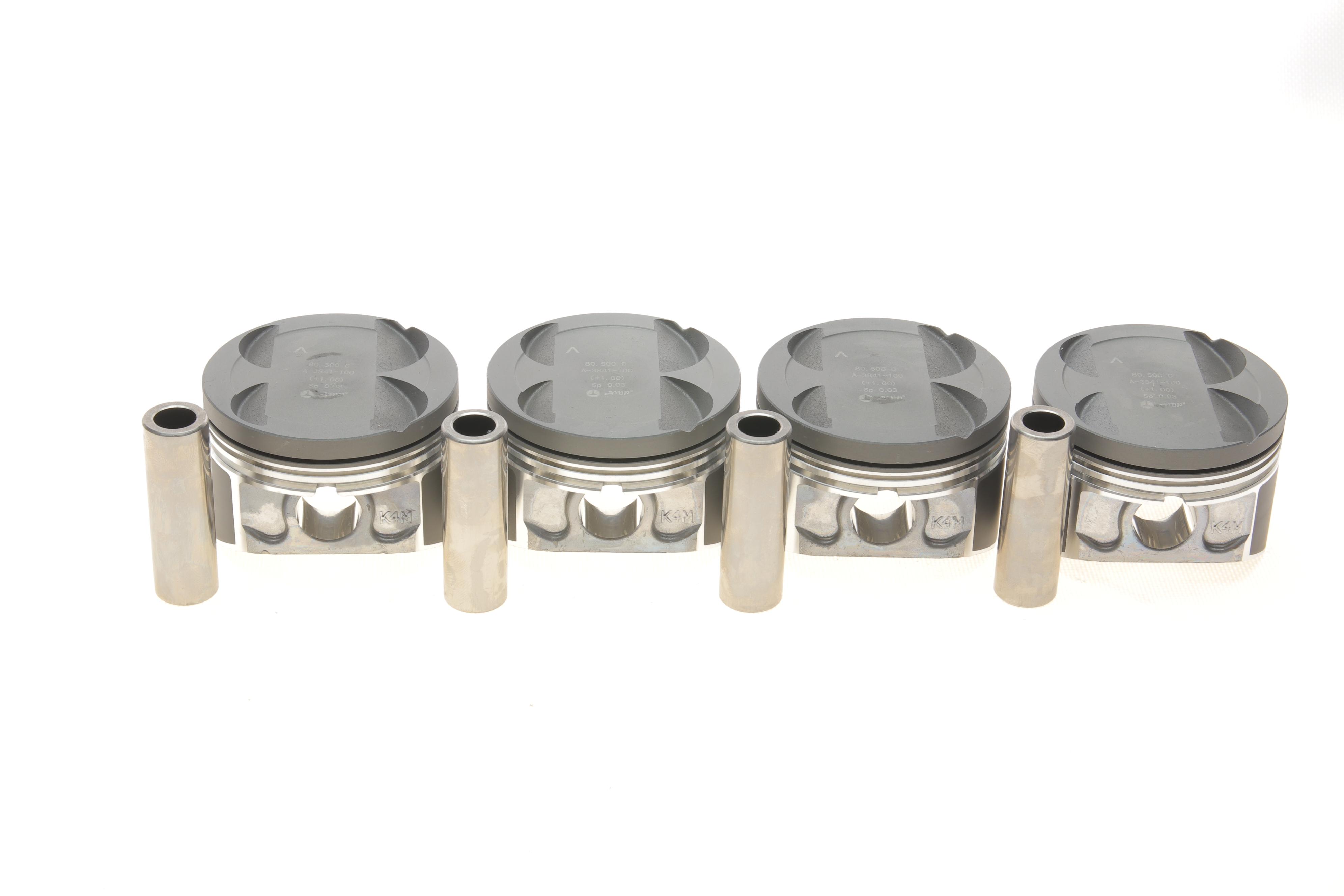 Поршень Dacia Duster/Logan/Sandero/Renault Clio/Kangoo 1.6 16V 98- (80.50mm/+1.00mm) (к-кт 4 шт)