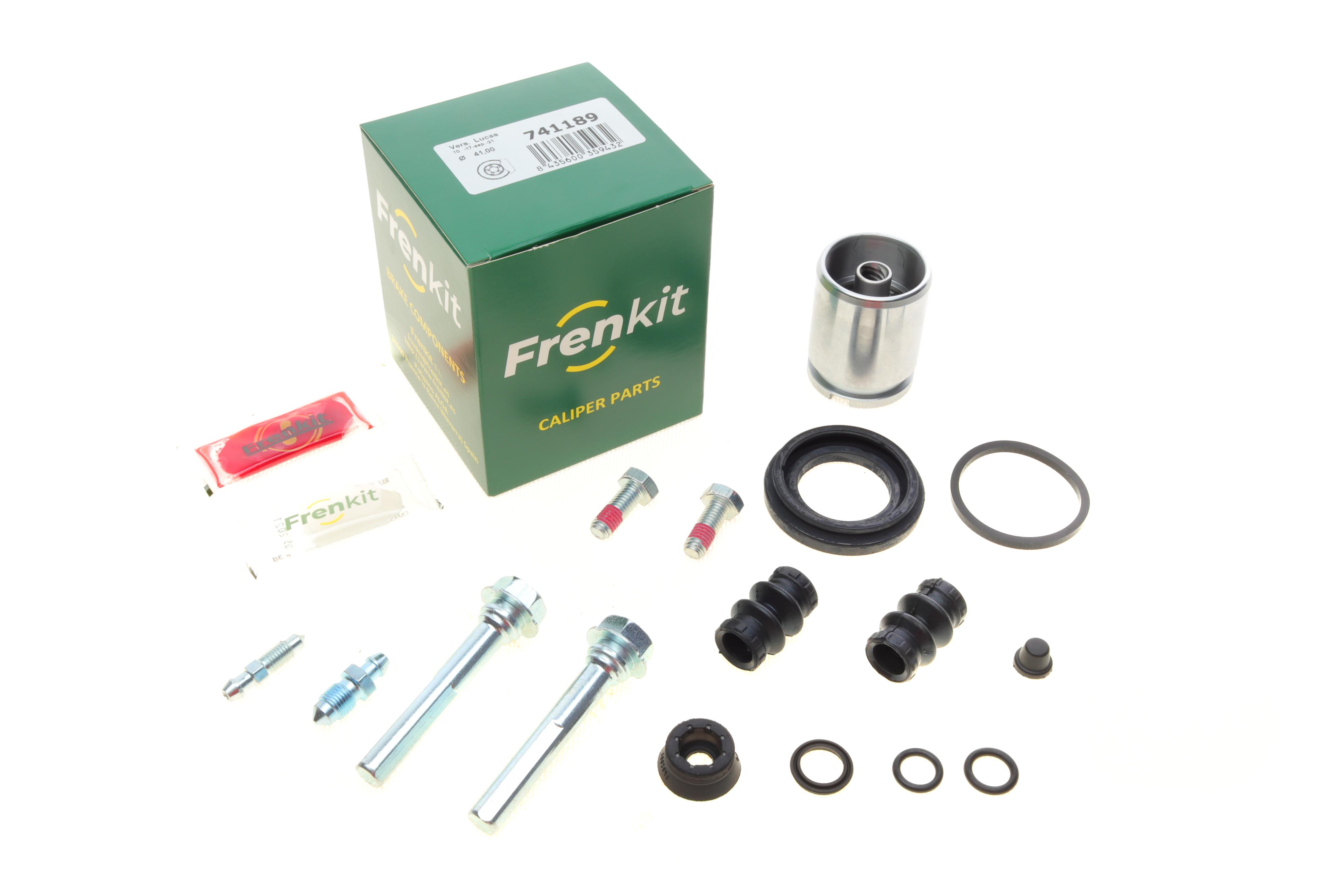 Ремкомплект суппорта (заднего) VW T5/Caddy III 03-/Trafic 01- (d=41mm)(+поршень/направляющая)(Lucas)