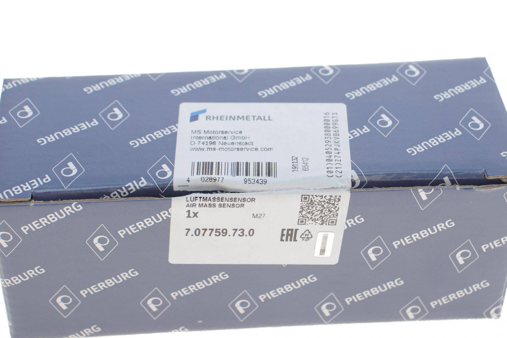 Витратомір повітря Opel Astra J/K 1.4/1.6 Turbo 10-