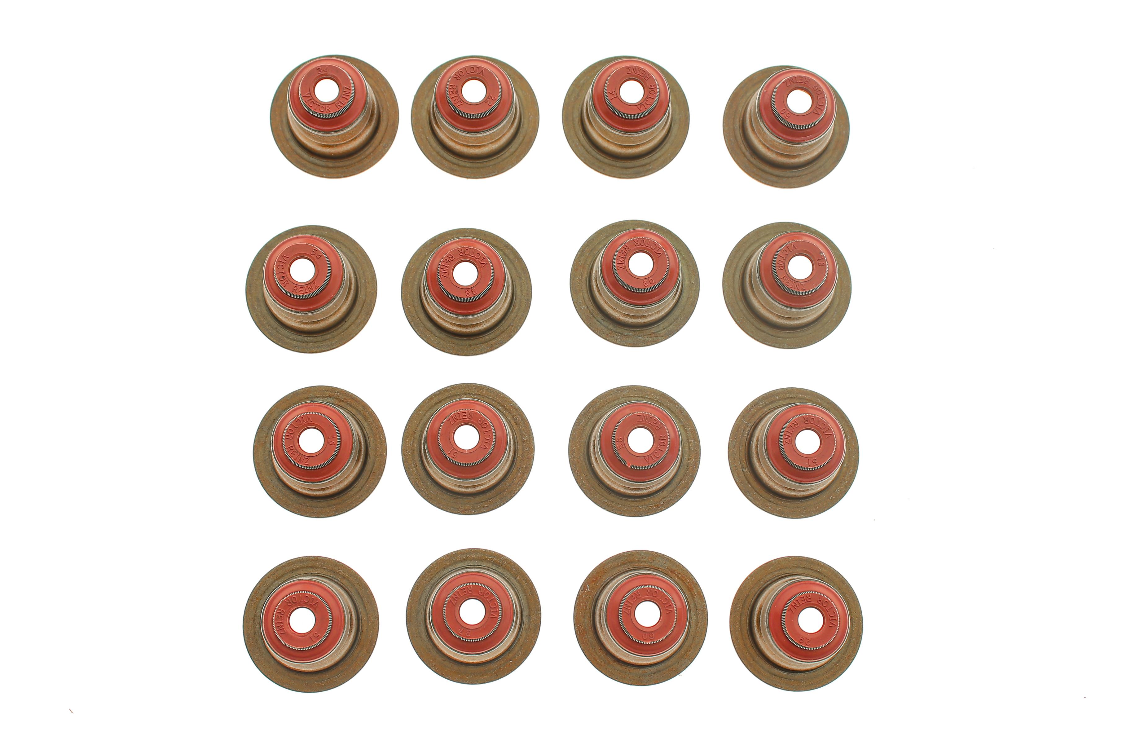 Сальник клапана (впуск/выпуск) Fiat Doblo/Ducato 1.6/2.0D Multijet 11- (5x10/23,4x15,5) (к-кт 16шт)