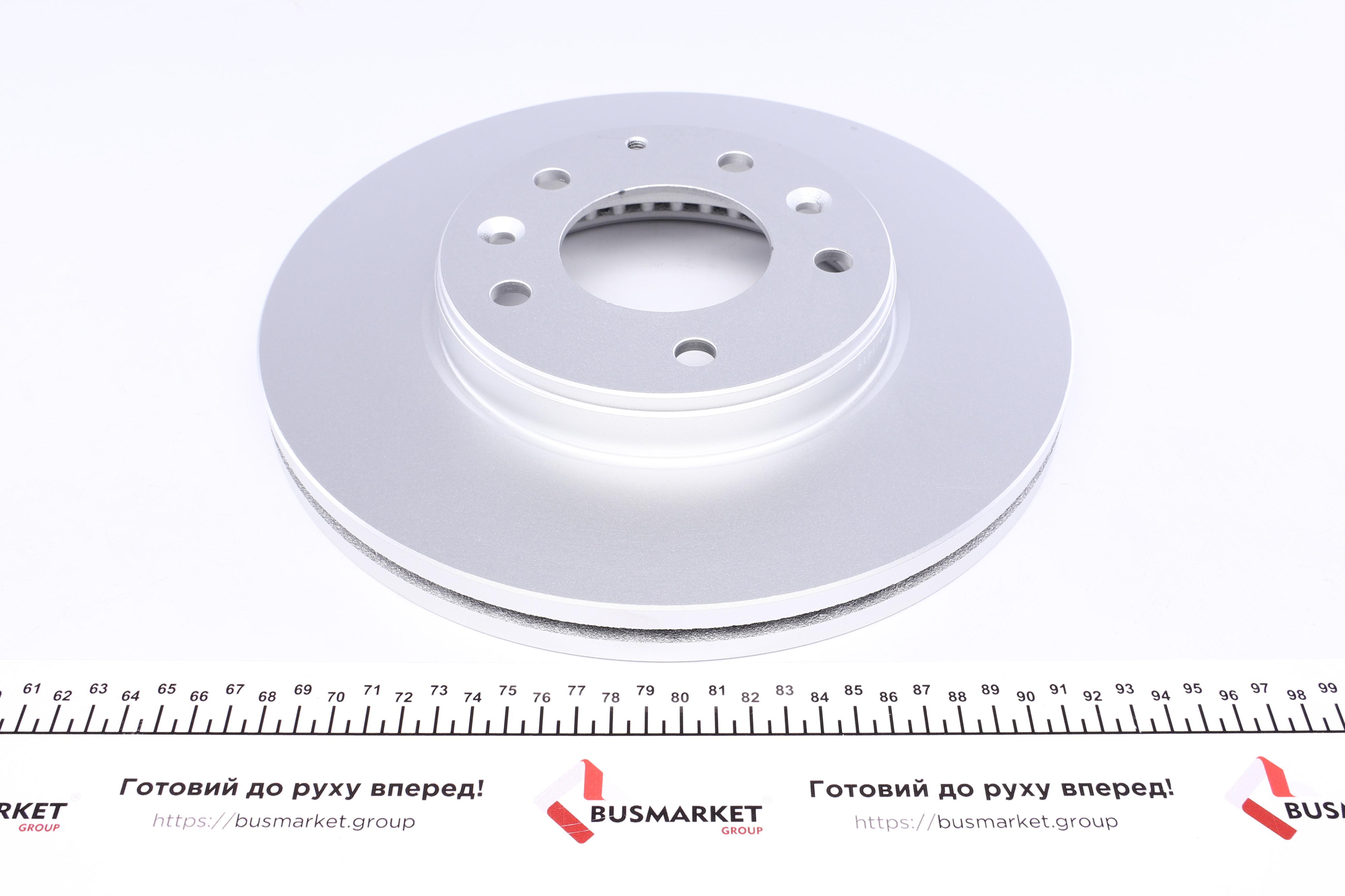 Диск гальмівний (передній) Mazda 6 02-13 (283х25) PRO