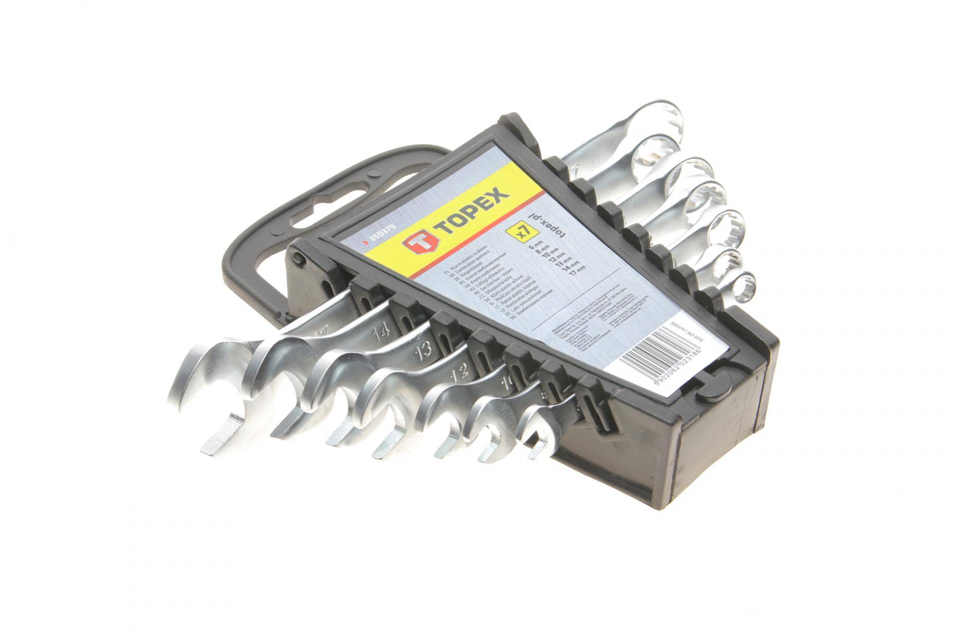 Набір ключів ріжково-накидних 6-17 мм 7 од.