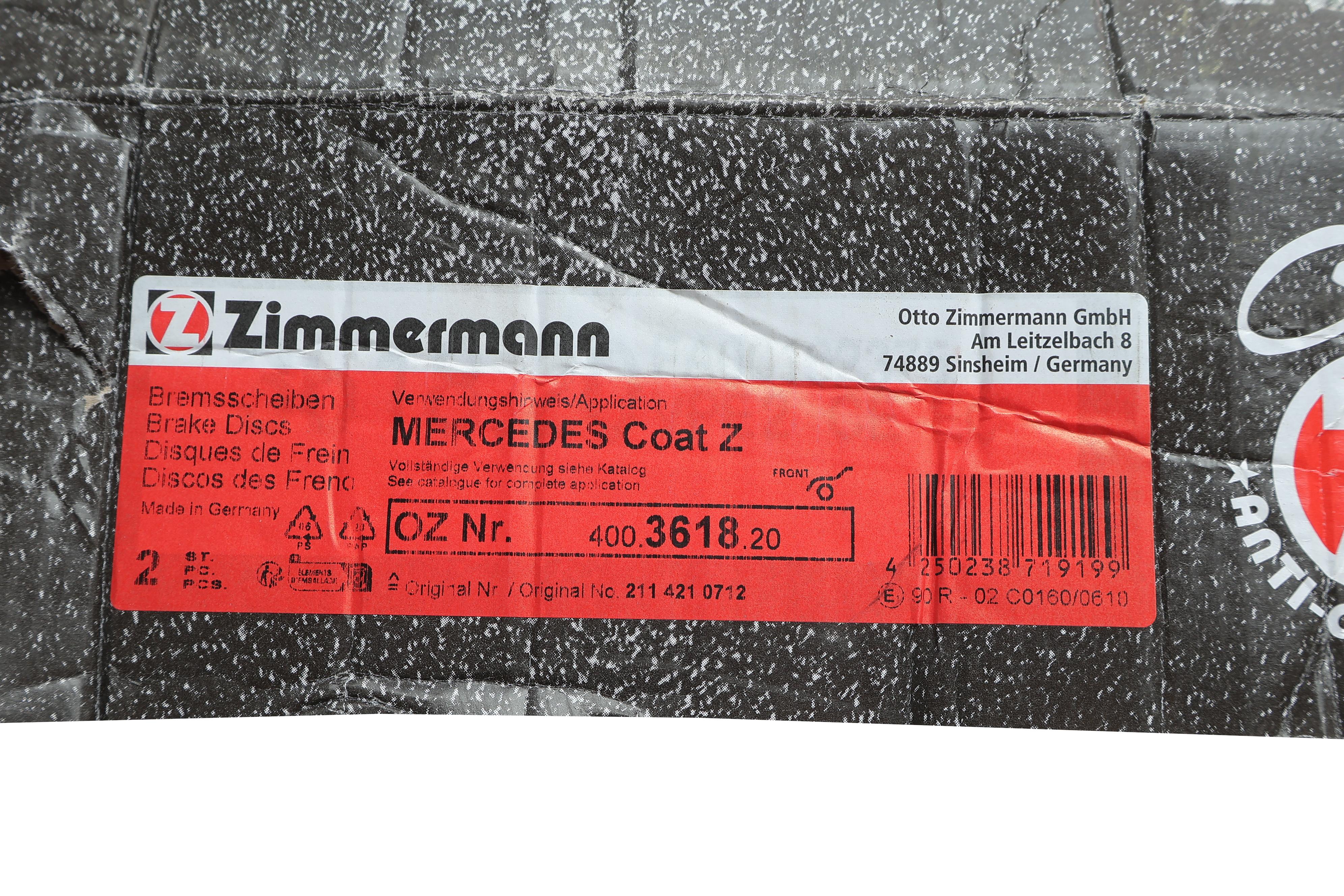 Диск гальмівний (передній) MB E-class (W211/S211) 02-09 (295x28) (з покриттям)(вентил.)