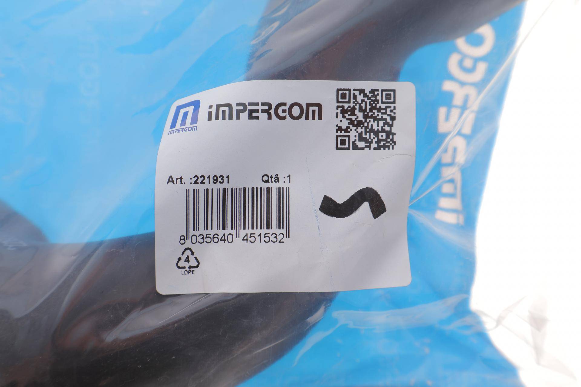 Патрубок інтеркулера (верхній) VW Passat/Audi A4 1.9TDI 93-01