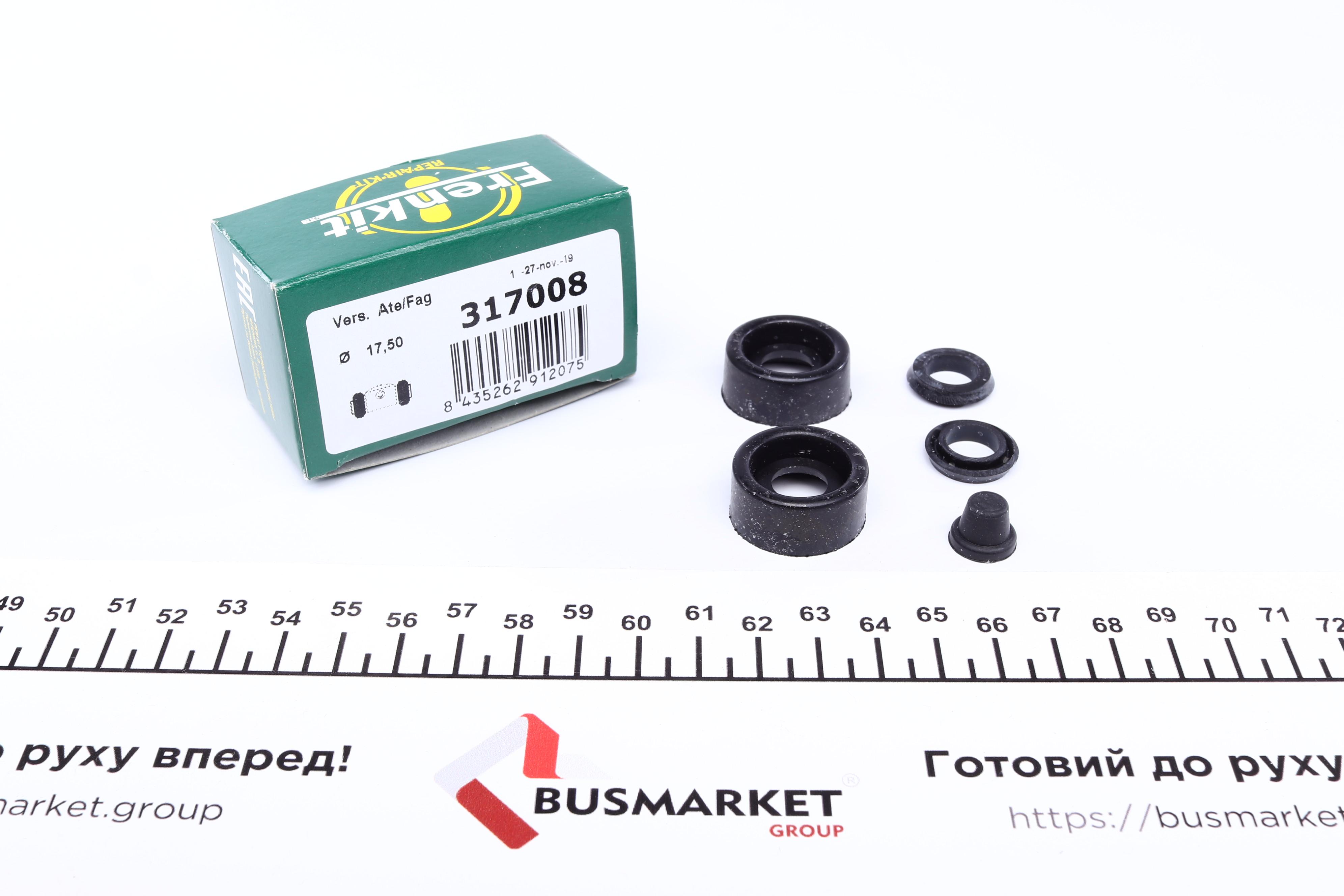 Ремкомплект циліндра гальмівного (заднього) VW Passat 79-89 (d=17.5mm) (Ate)