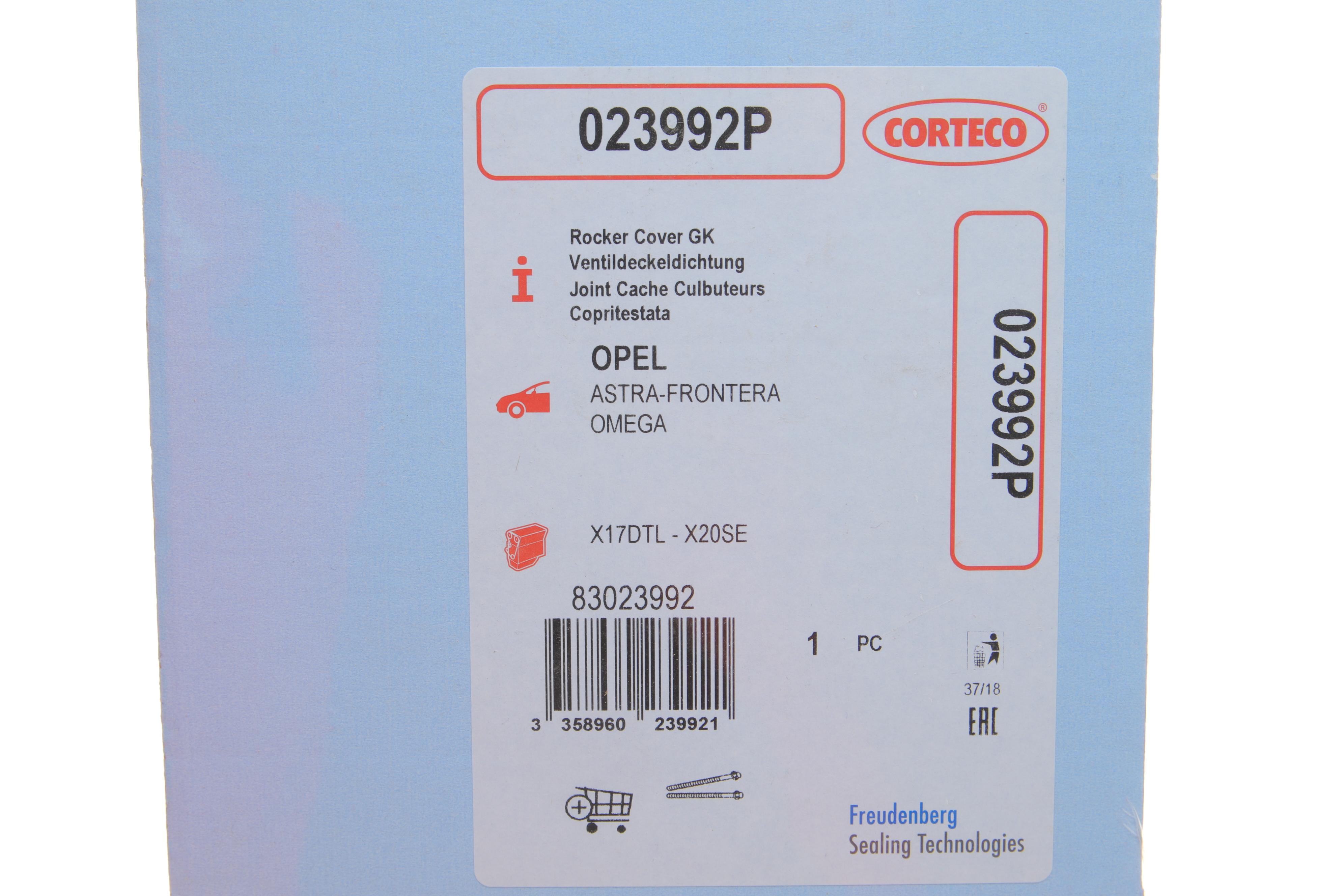 Прокладка кришки клапанів Opel Omega B/Astra F/G/Vectra B 1.7D/2.0 94-