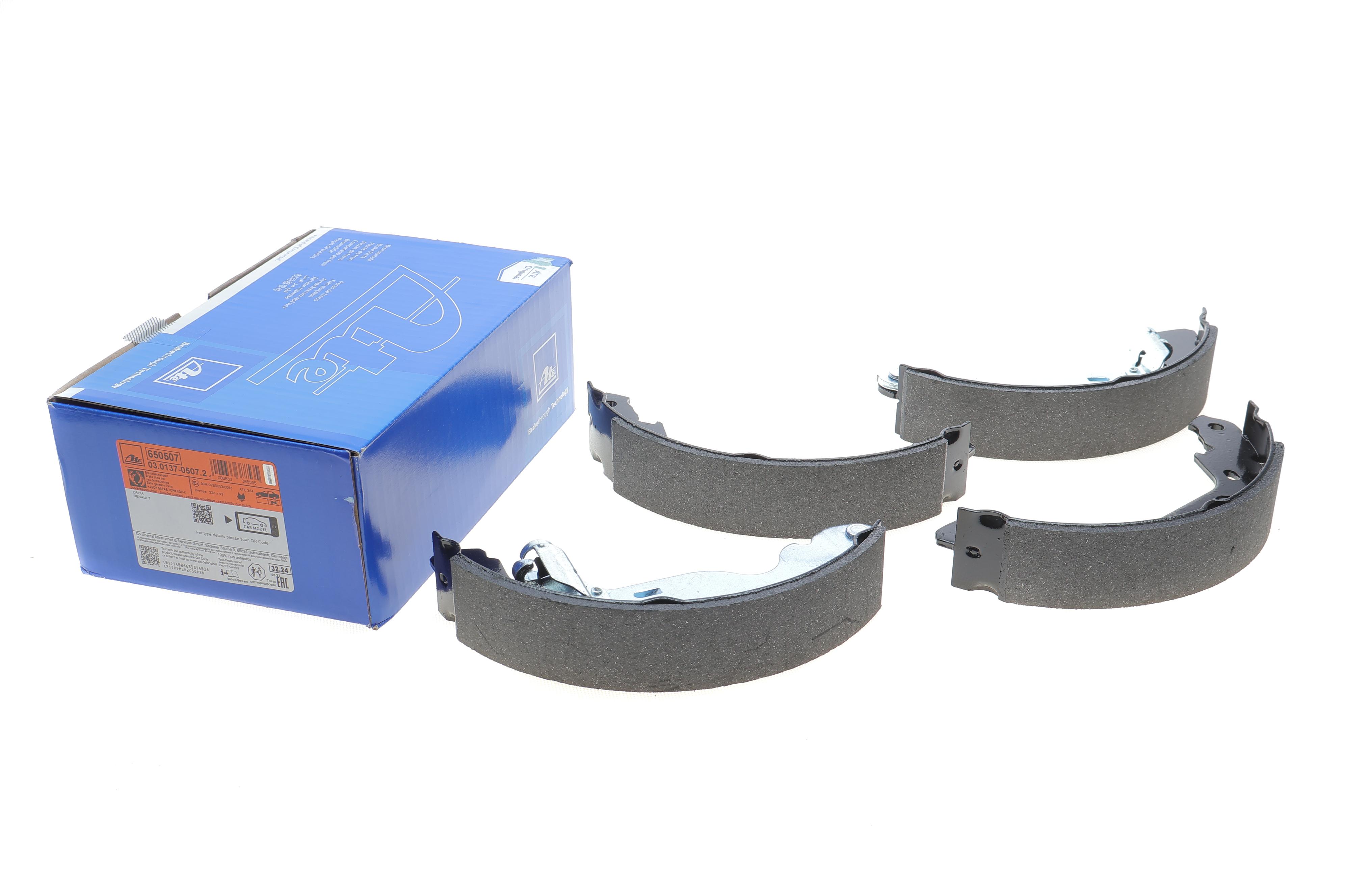 Колодки гальмівні (задні) Dacia Duster 10- (барабанні) (228x42)