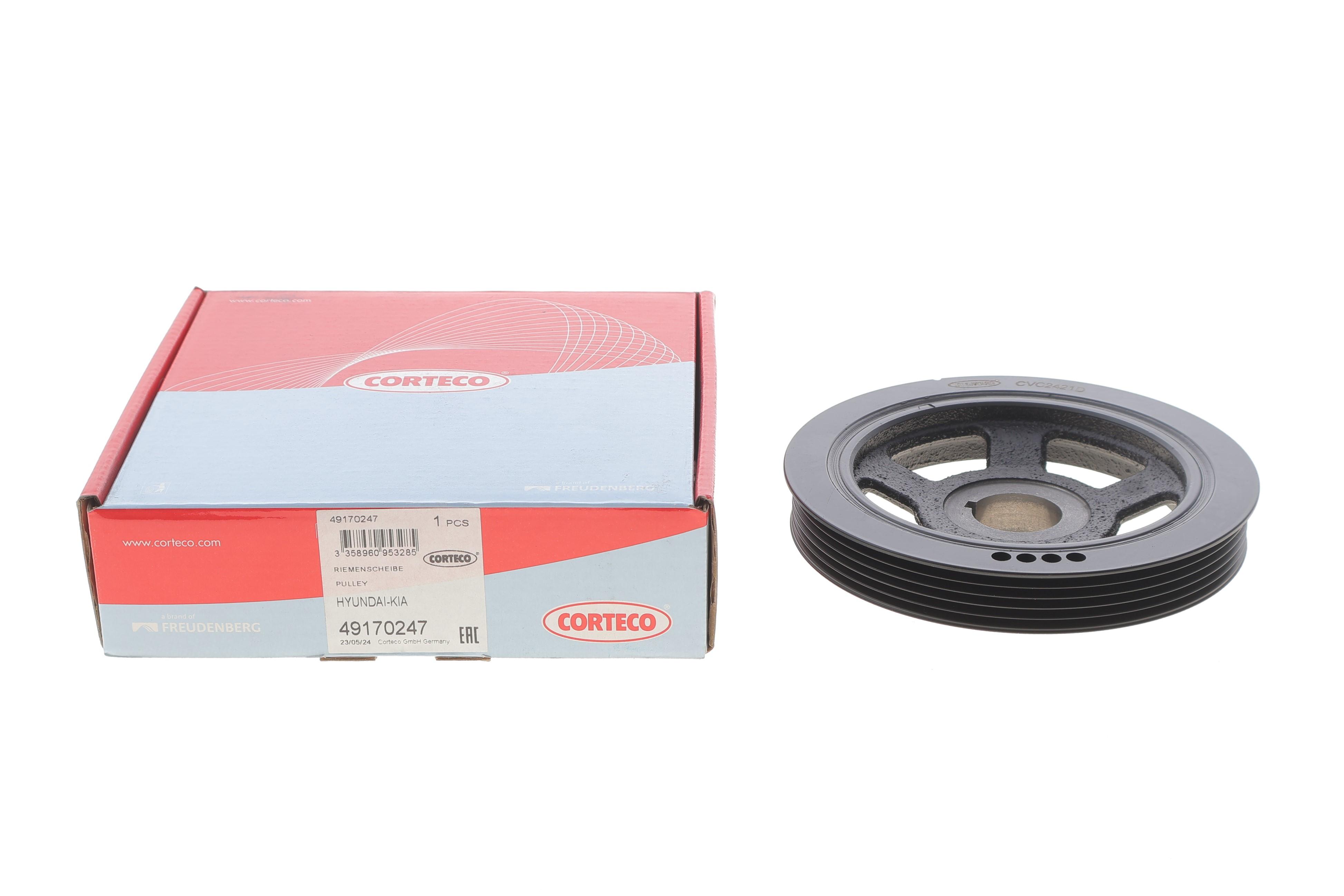 Шків колінвалу Hyundai Accent/Kia Rio/Sportage 1.1-1.7 CRDi 04-