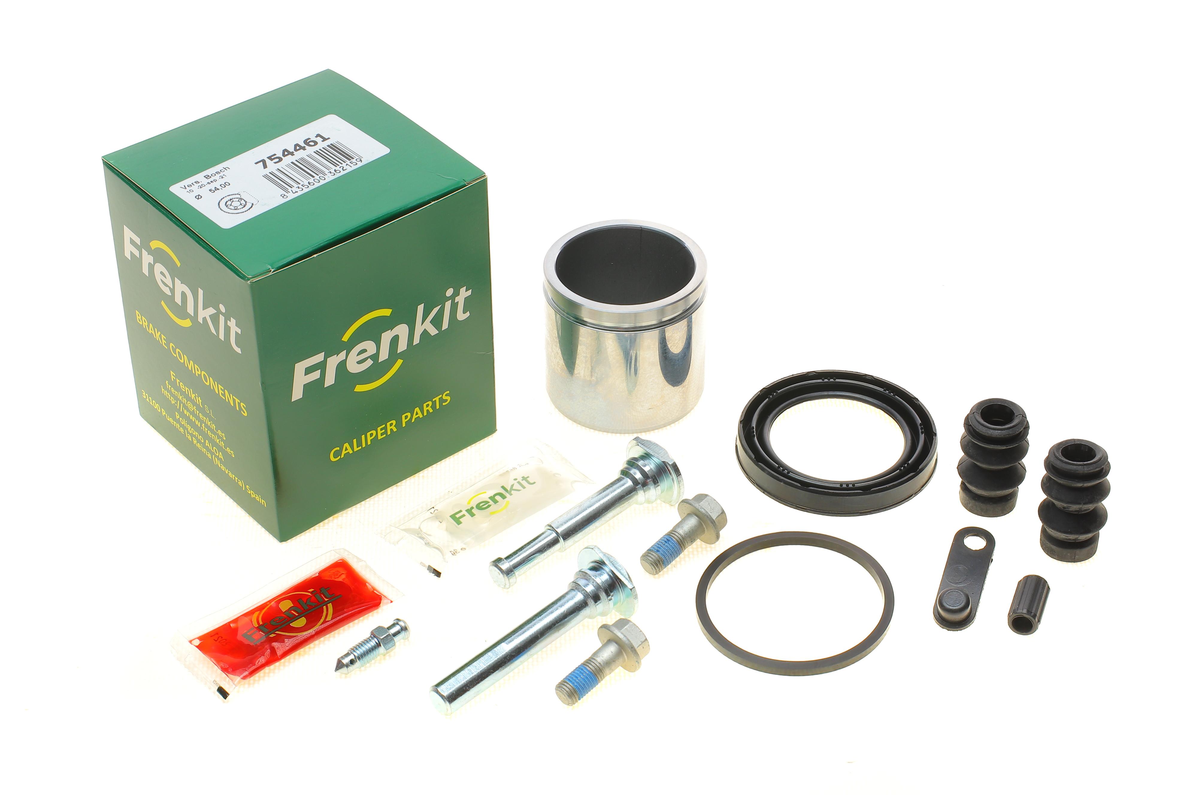 Ремкомплект супорта (переднього) Peugeot 206 99-09 (d=54mm)(Bosch)(+1 поршень/направляюча) SuperKit