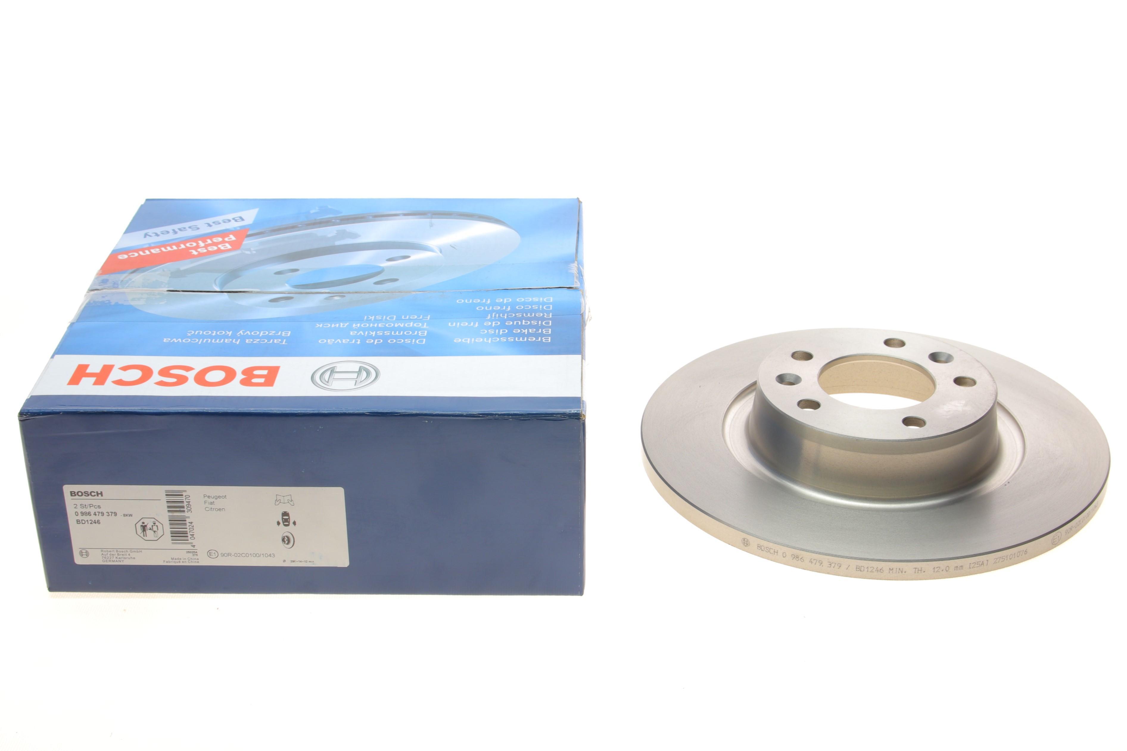 Диск гальмівний (задній) Citroen Jumpy/Fiat Scudo 07- (290х14) (повний)