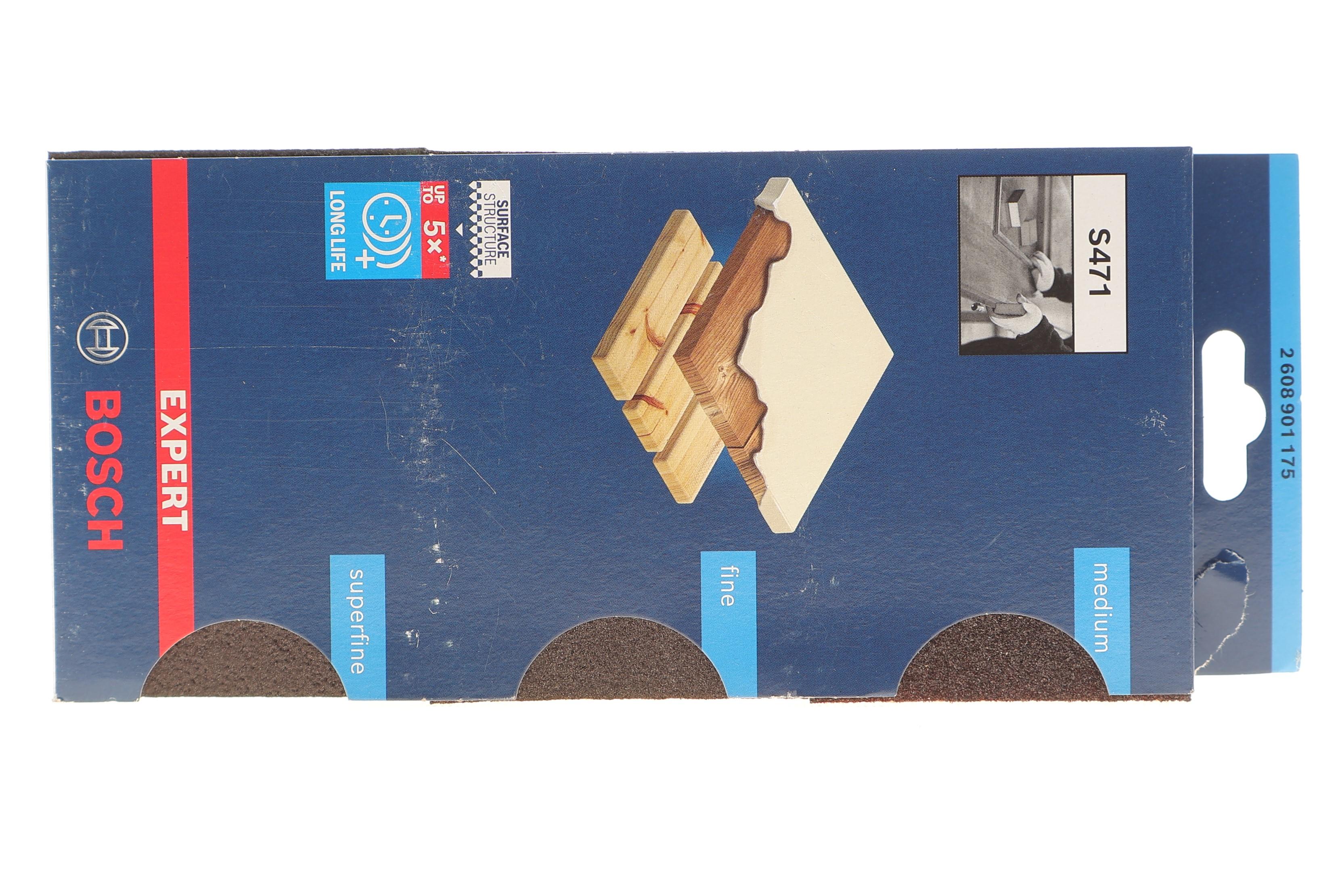 Набір паперу шліфувального 3 од. (Ex,Std,Block, M/F/SF) P180/P240/320