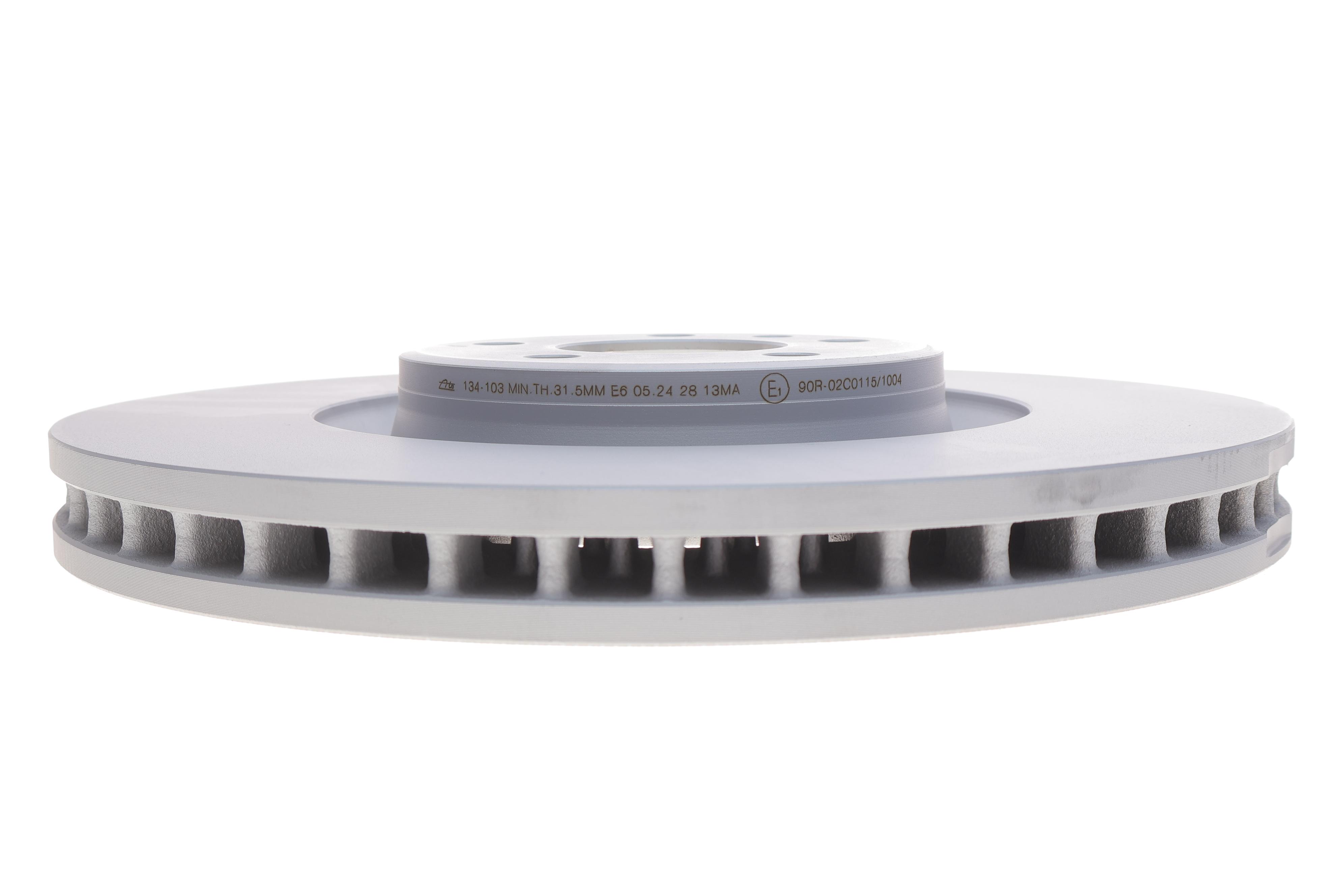 Диск гальмівний (передній) Audi A6/A7/A8 11-18 (356х34) (з покриттям) (вент.)