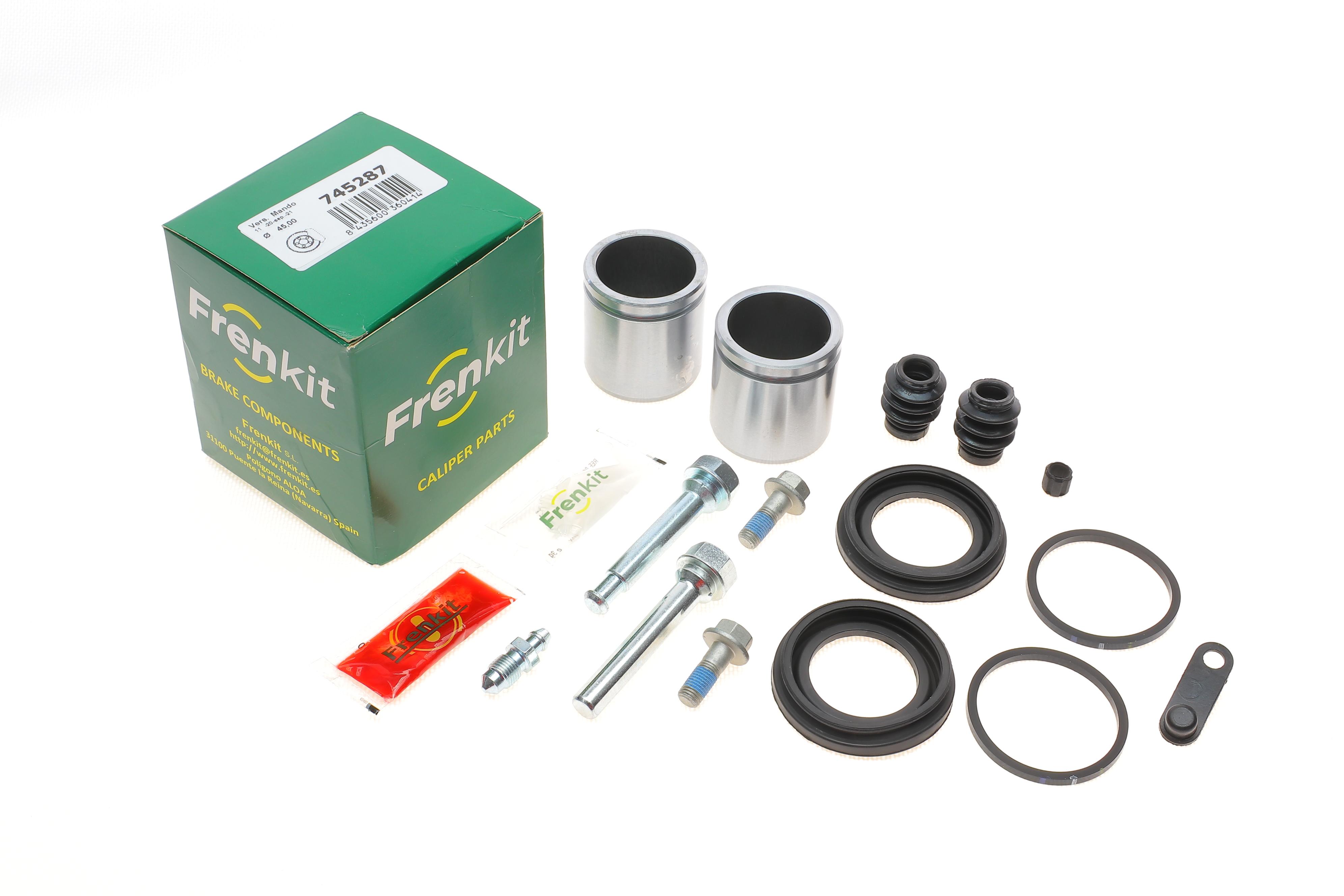 Ремкомплект супорта (переднього) Opel Antara 06- (d=45mm)(Mando)(+2 поршня/направл)SuperKit