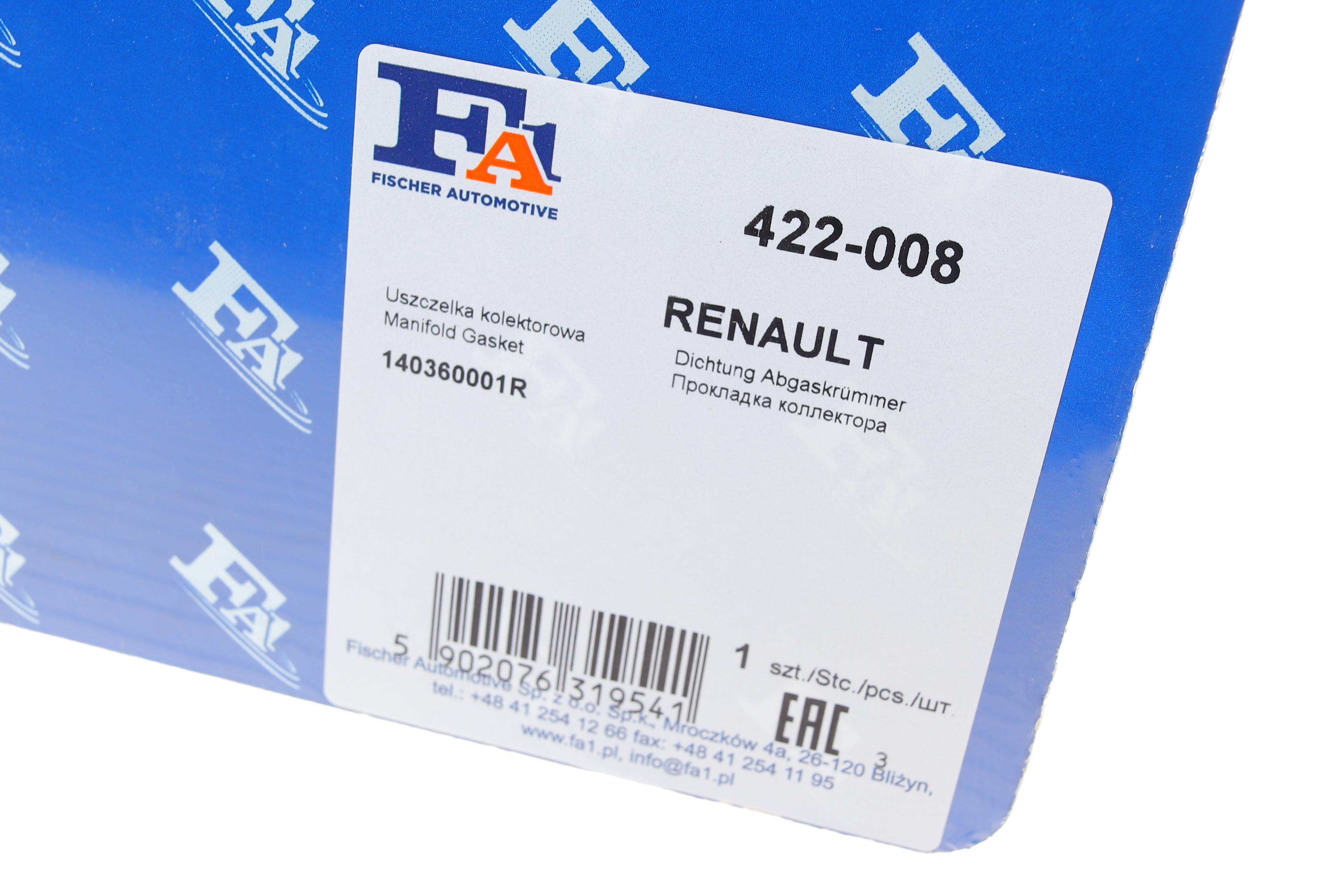 Прокладка коллектора выпускного Renault Megane/Scenic 1.4 TCe 09-