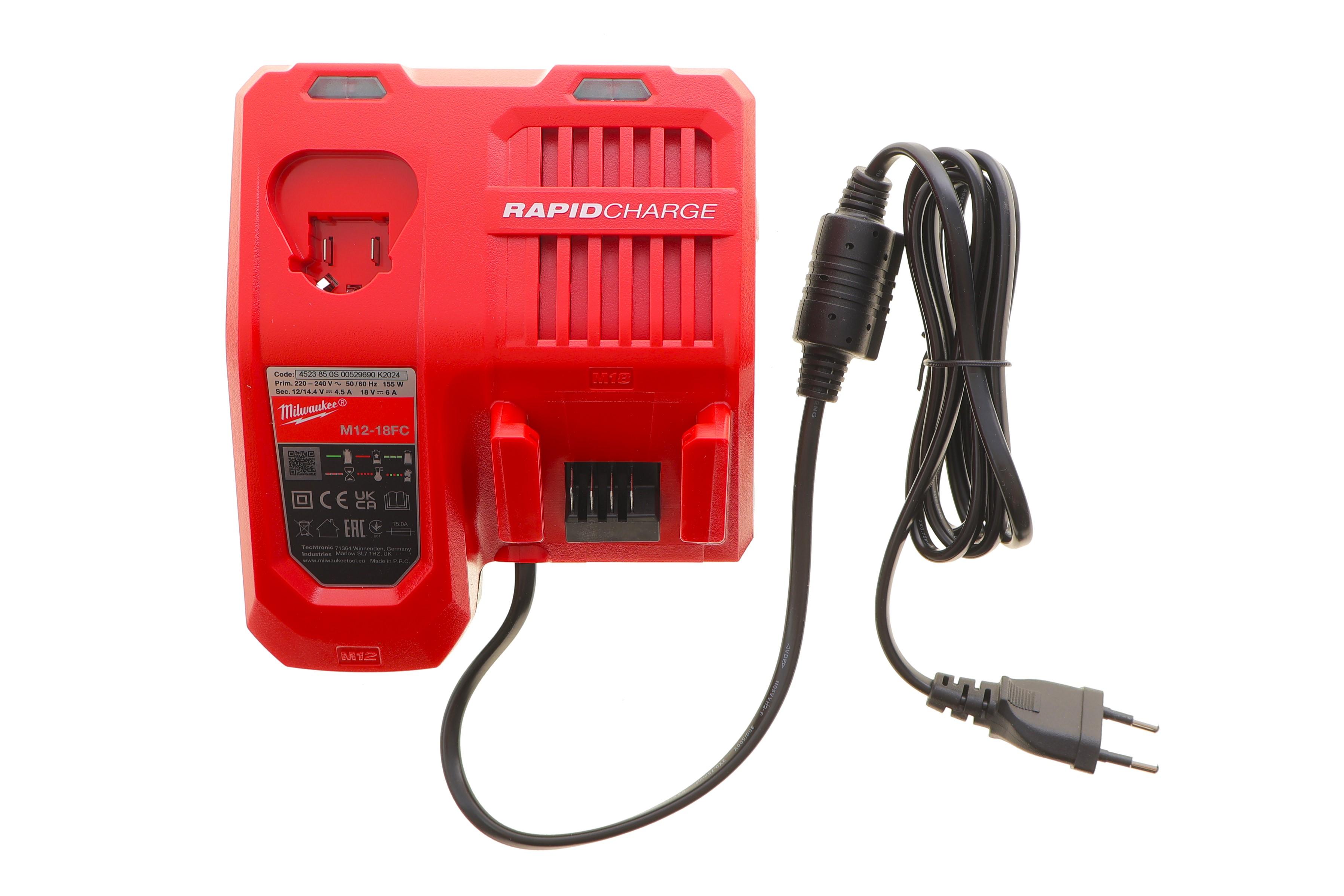 Зарядний пристрій для електроінструментів M12-18 FC TURBO 12/14/18V 2.0-6.0Ah