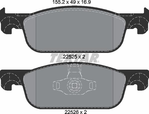 Колодки гальмівні (передні) Renault Logan II/Clio IV/Sandero II 12- (Teves) Q+