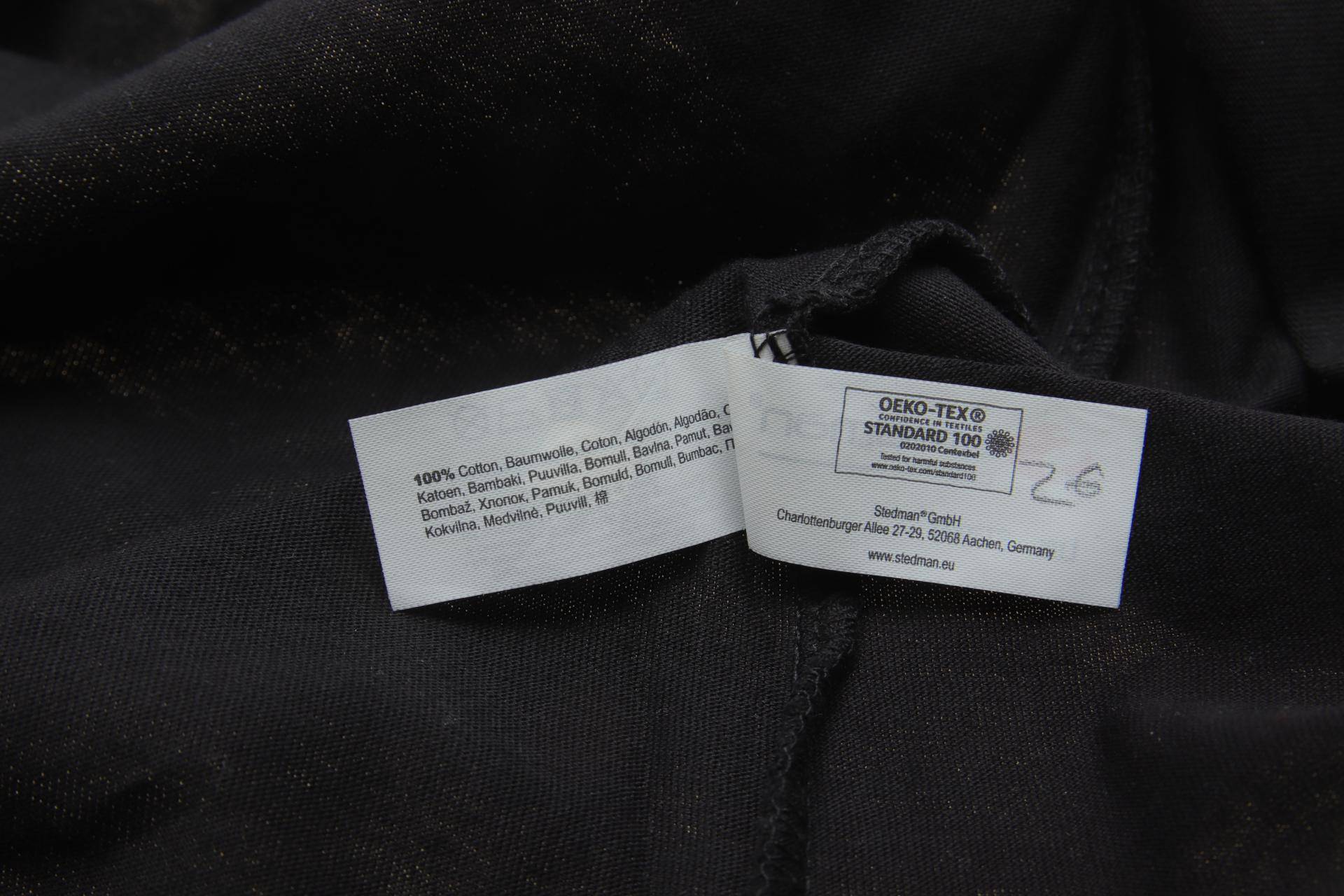 Футболка патріотична BM Parts, чорна, S (100% бавовна)