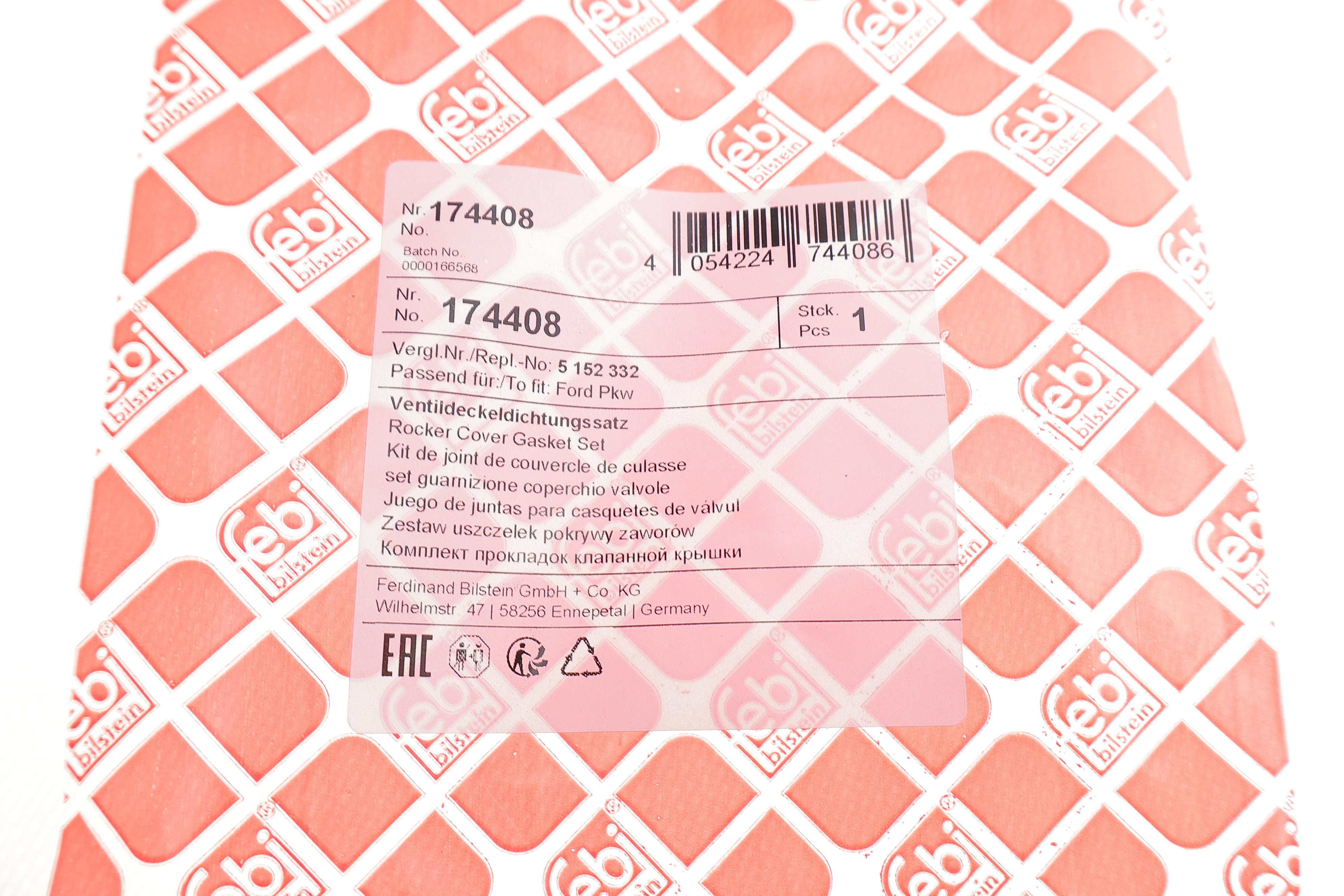 Прокладка крышки клапанов Ford Focus/Mondeo 2.0 ST/SCTi 10- (к-кт)