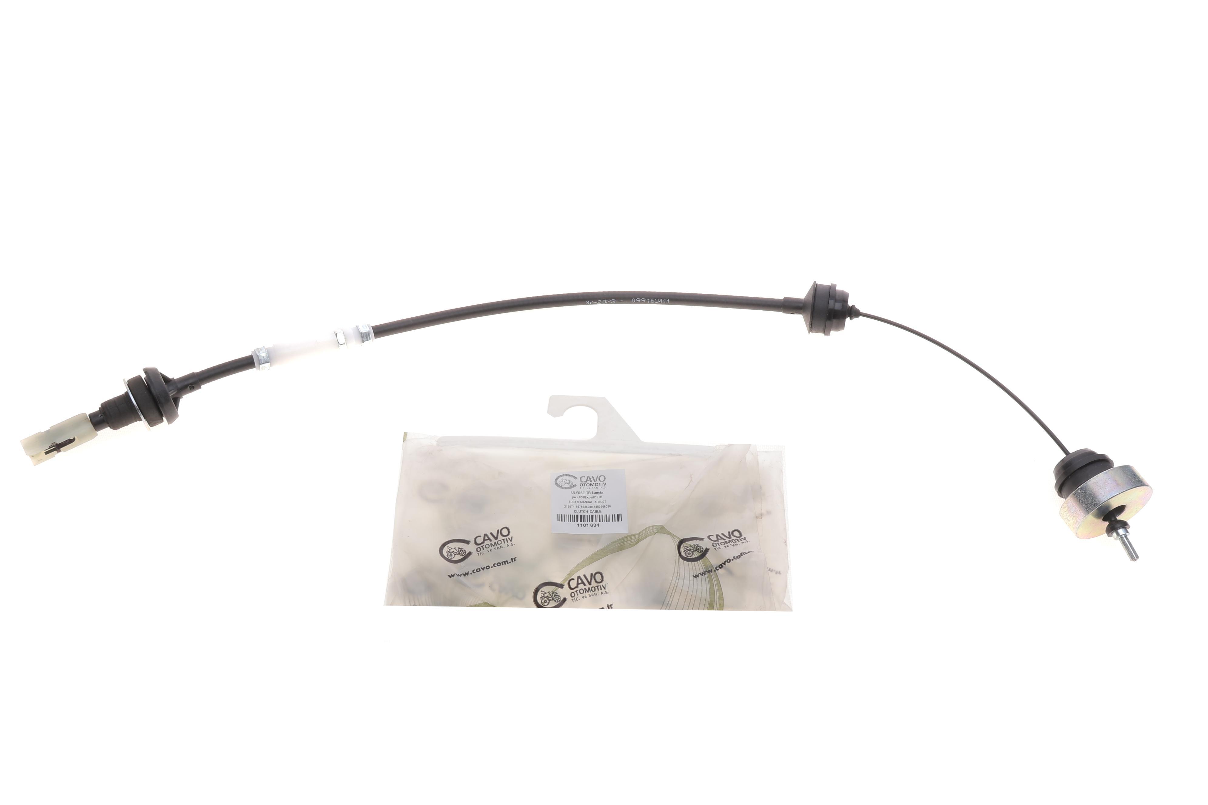 Трос сцепления Fiat Scudo/Peugeot Expert 1.9TD (855/500mm)