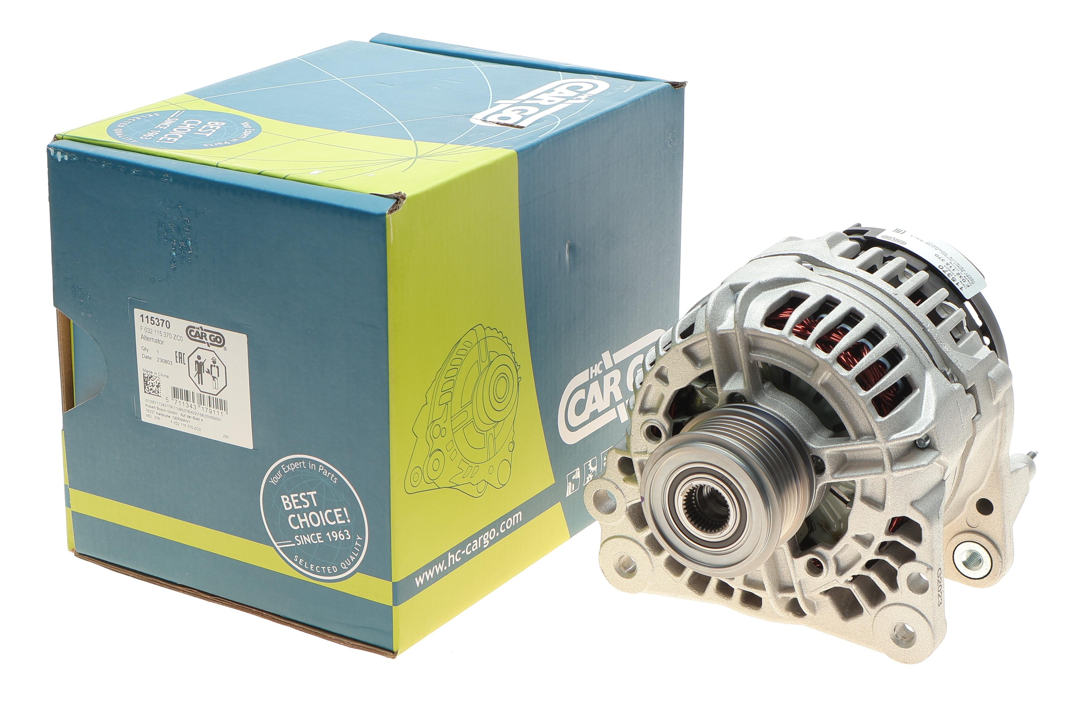 Генератор VW Caddy III 1.6-2.0 TDI 04-15/Crafter 2.5 TDI 06-13 (14V/110A) = 115370