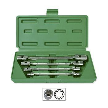 Набір ключів шарнірних з E-профілем E6xE8-E20xE24 4 од.