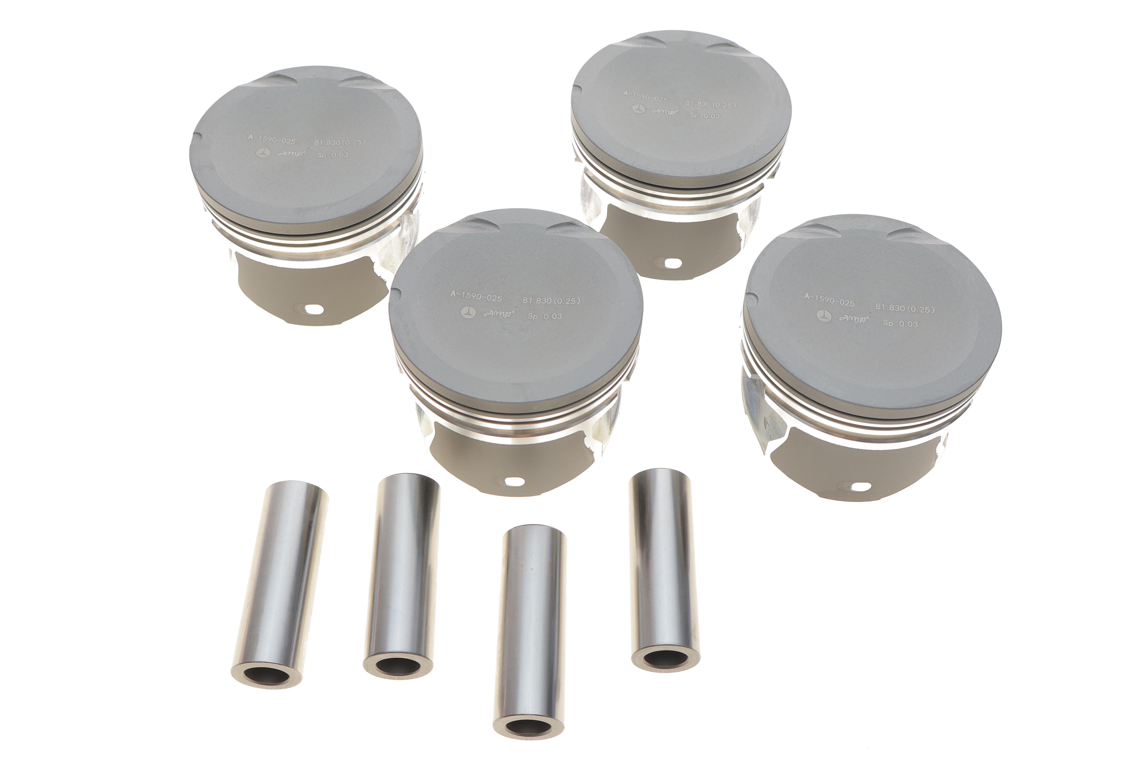 Поршень Chevrolet Lacetti 1.8 16V -07 (81.85mm/+0.25mm) (к-кт 4 шт)