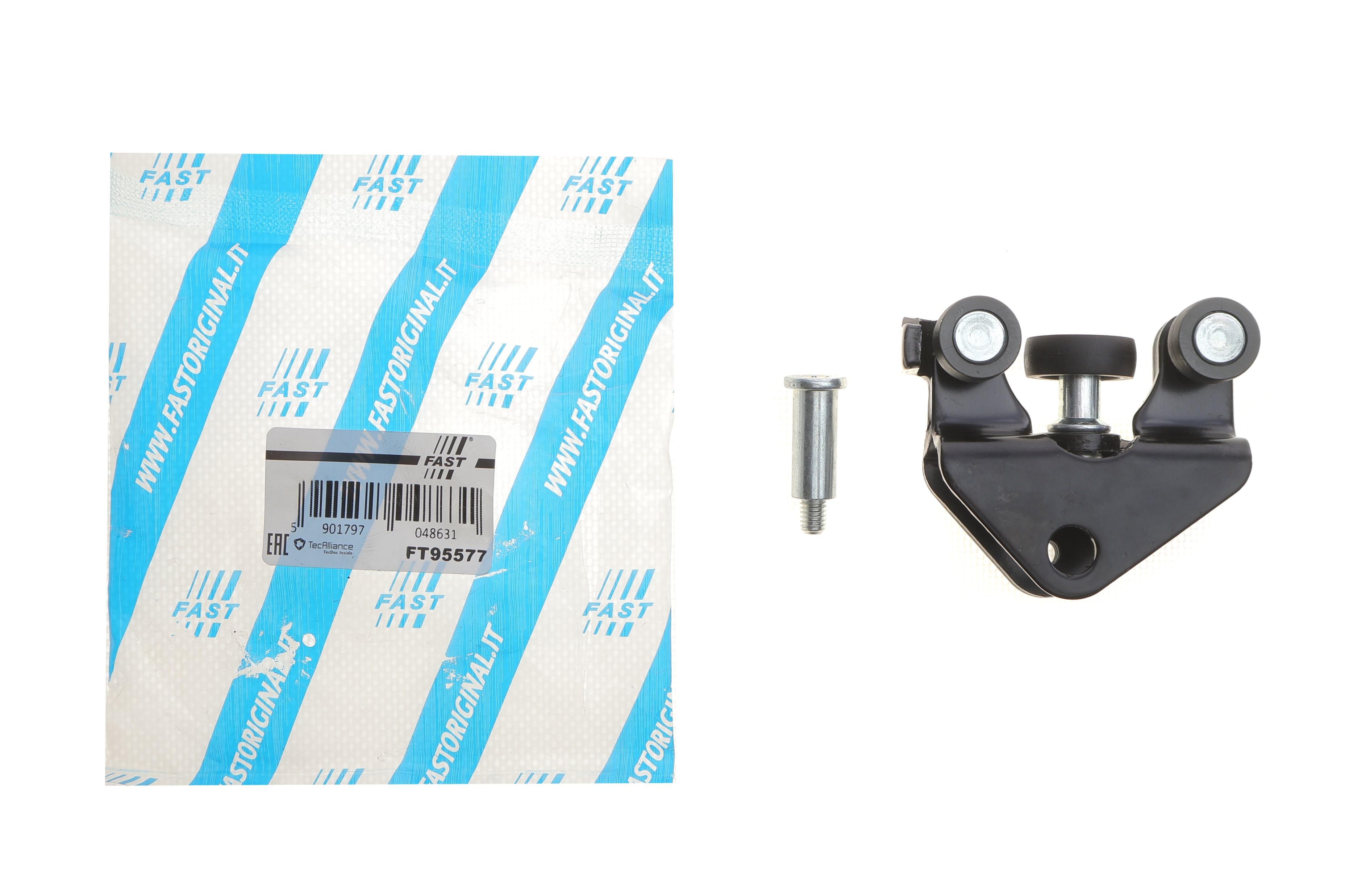 Ролик двери (боковой/средний) Renault Kangoo 1.5dCi/1.9dTi 97- (R) (без кронштейна)