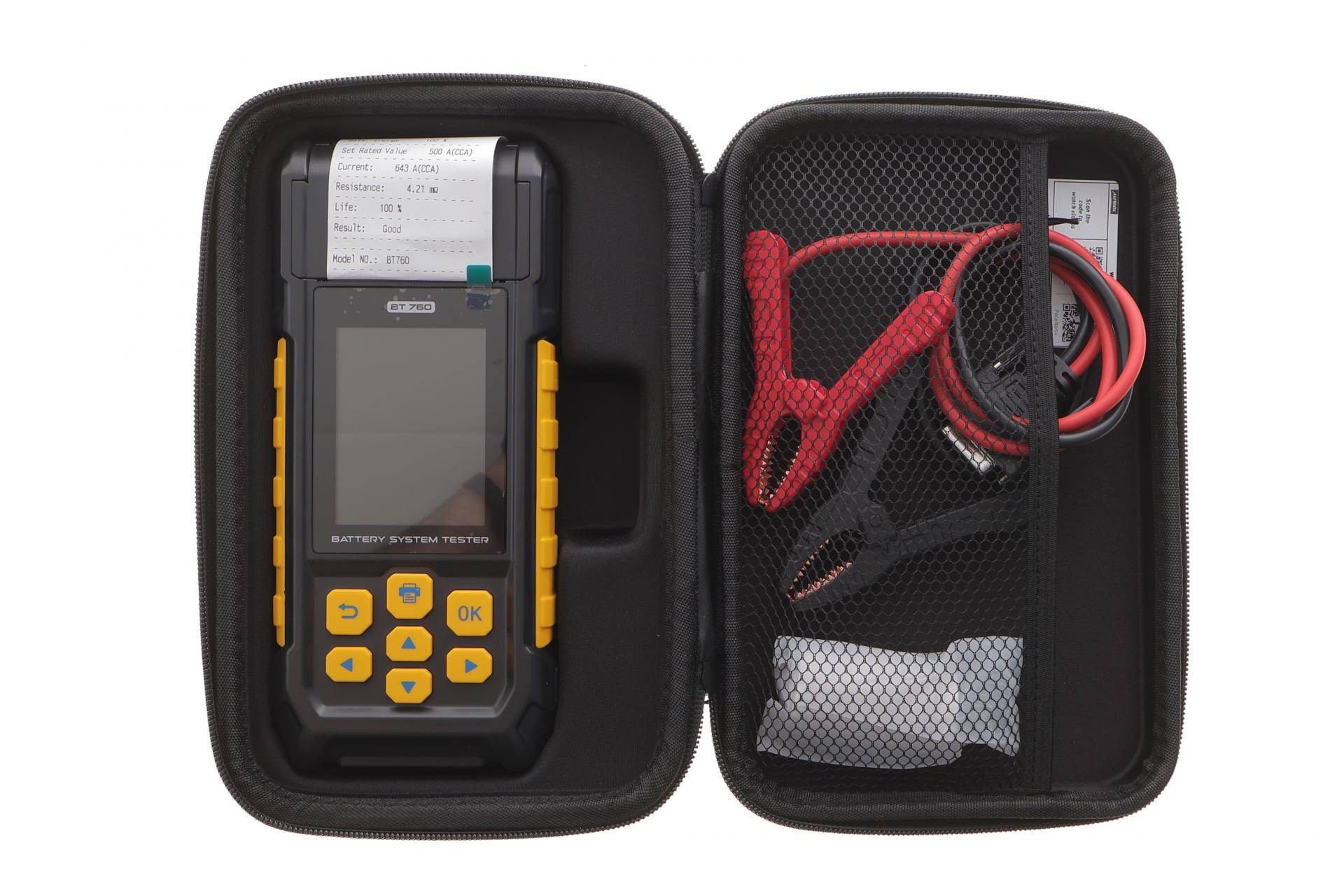 Тестер акумуляторів цифровий 12-24V з принтером