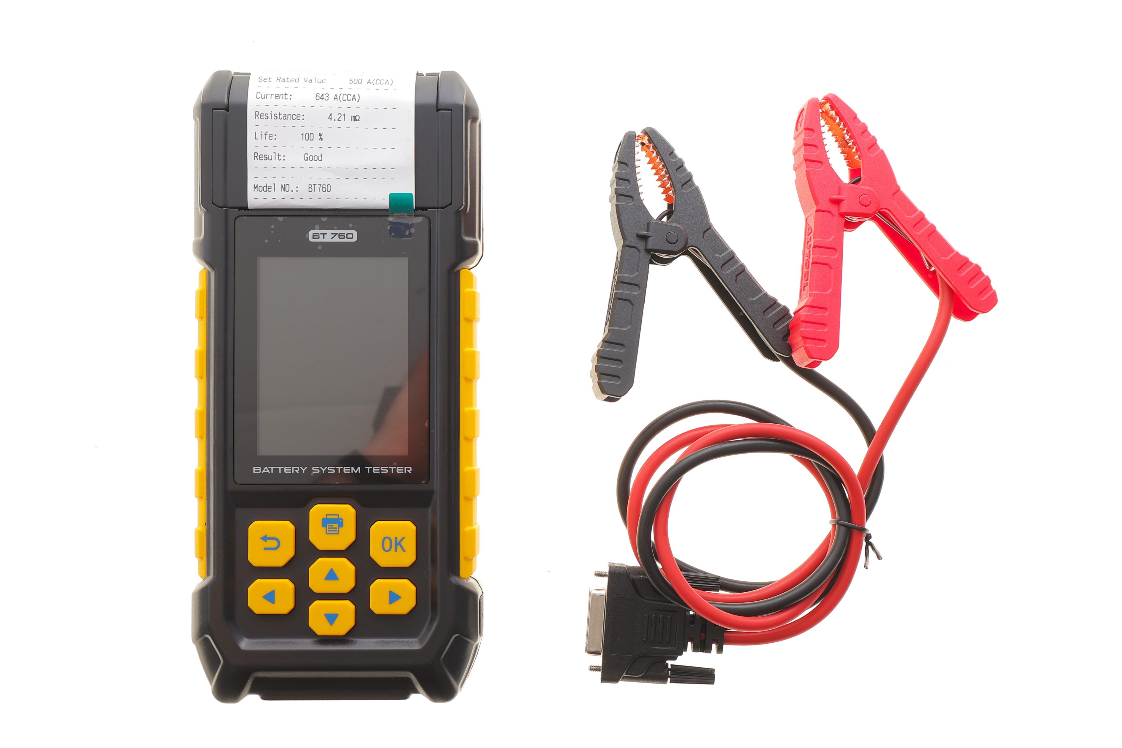 Тестер аккумуляторов цифровой 12-24V c принтером