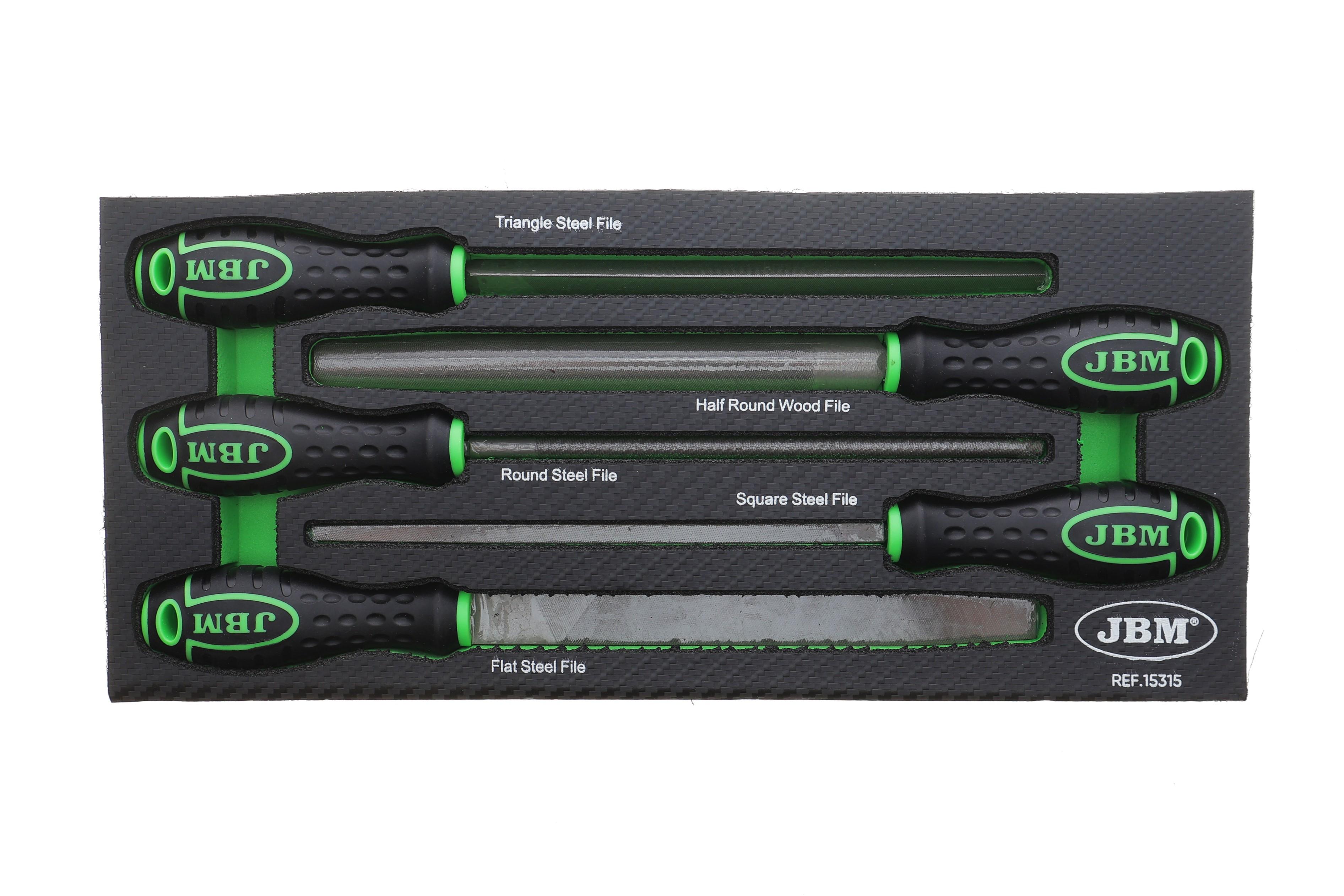 Набір напилків 210 мм 5 од.