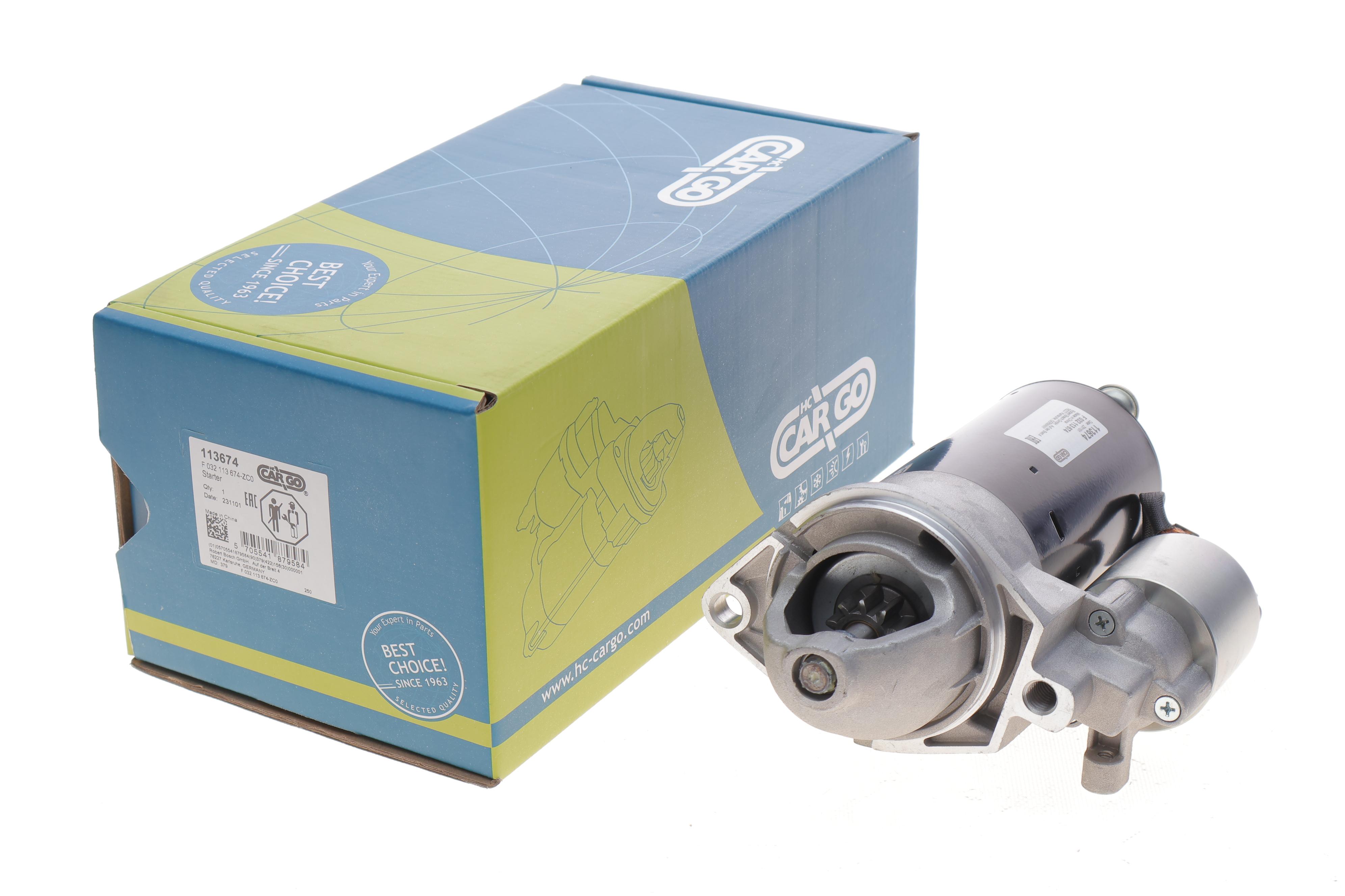 Стартер Opel Astra/Vectra/Zafira 2.0/2.2 CDTI 96-15 (12V/2kw) (z=10) = 113674