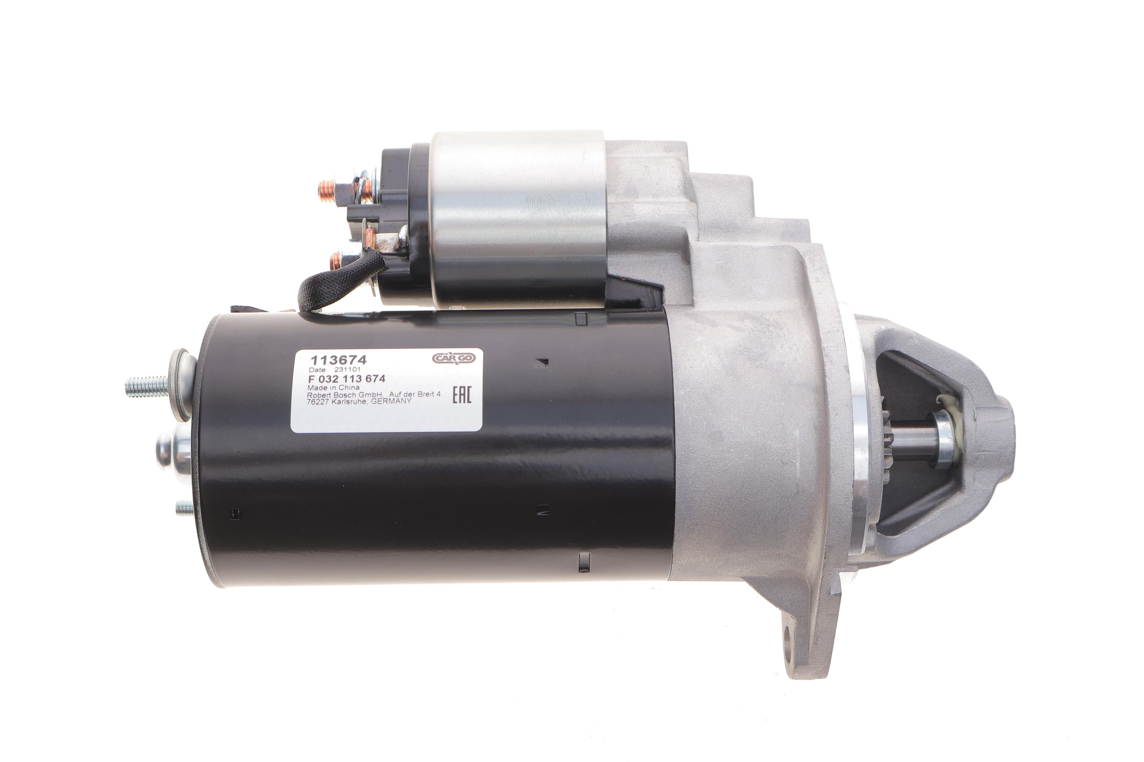 Стартер Opel Astra/Vectra/Zafira 2.0/2.2 CDTI 96-15 (12V/2kw) (z=10) = 113674