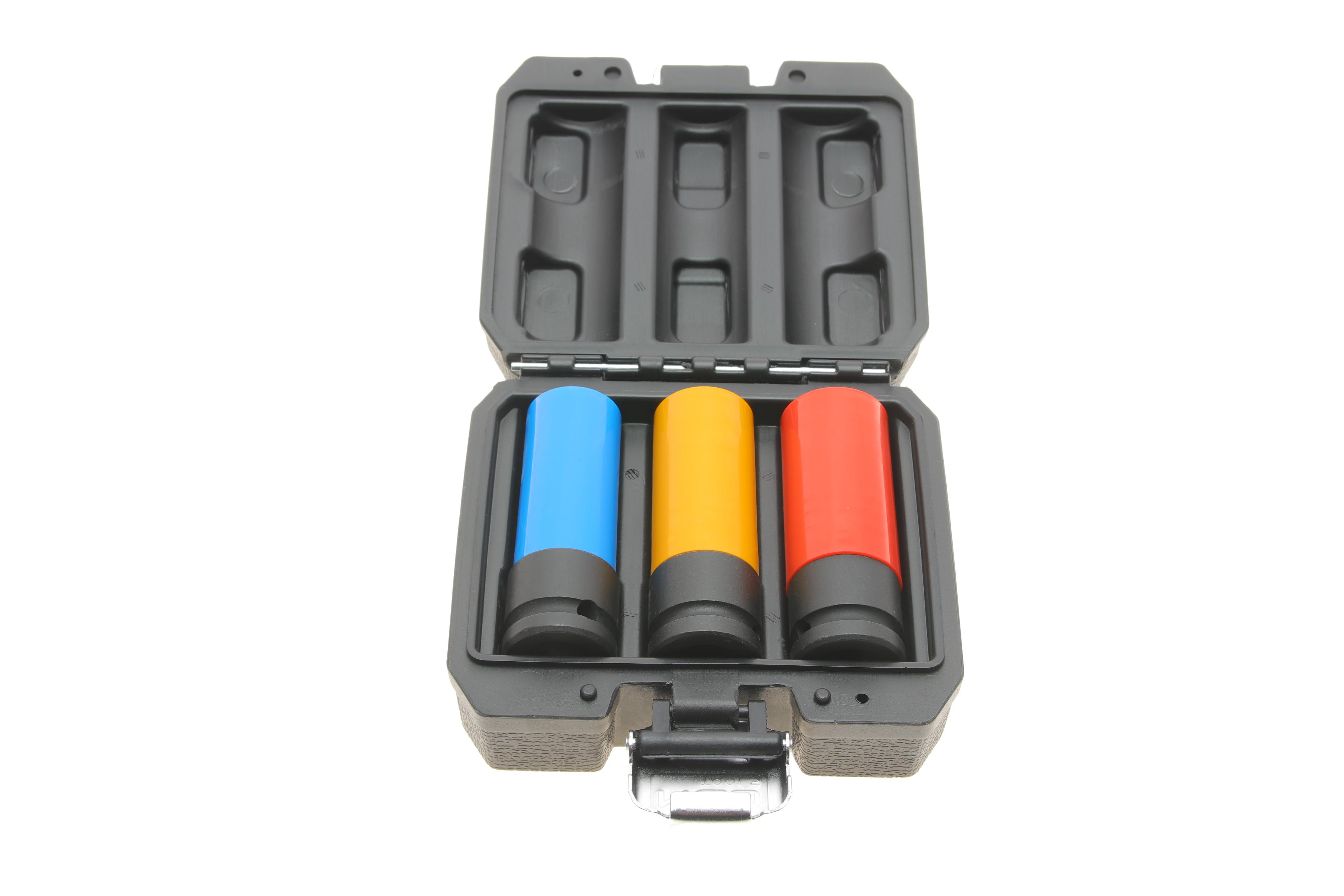 Набір ударних головок 1/2" для шиномонтажу 17-19-21 мм