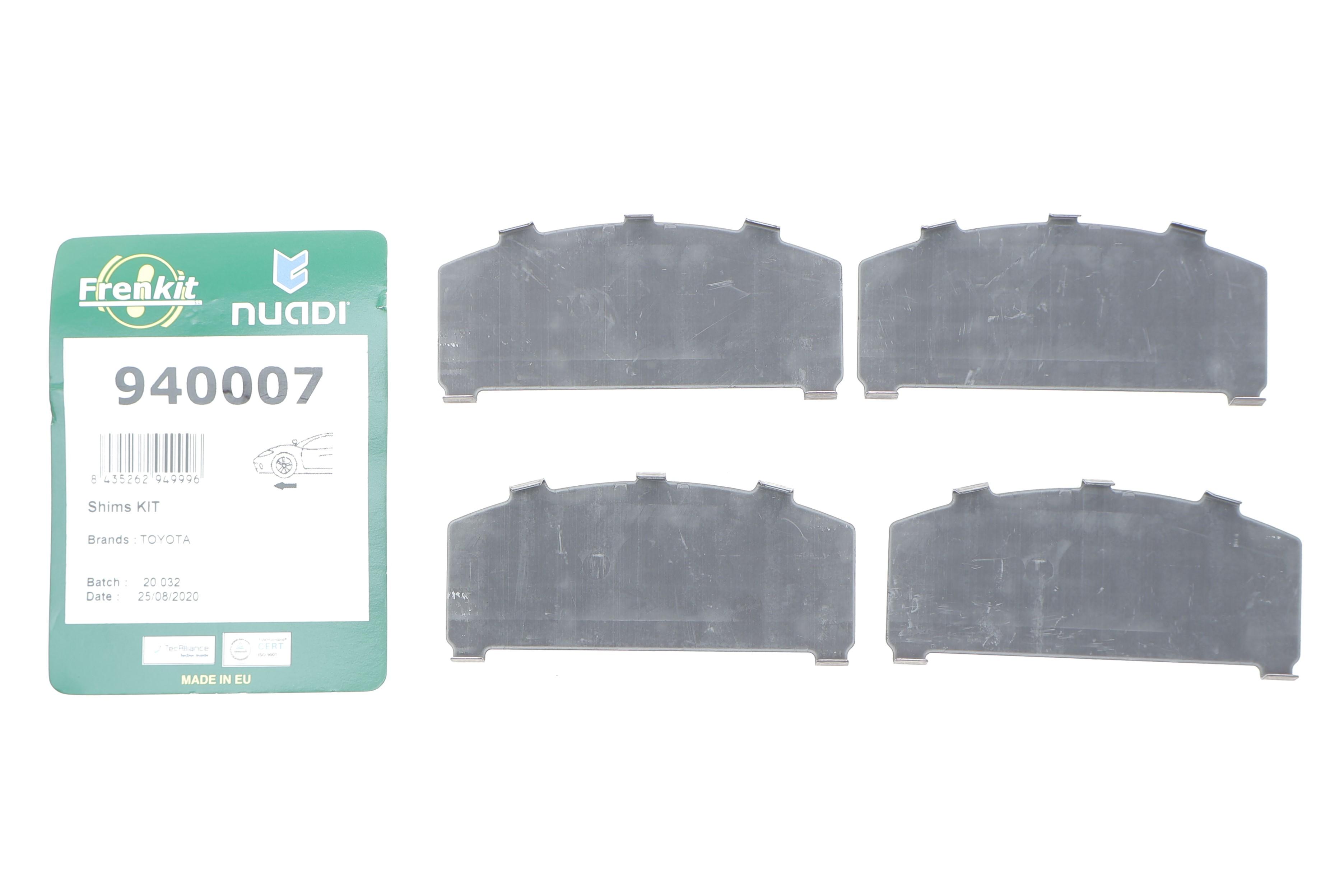 Комплект протискрипних пластин (передніх) Toyota Hiace IV 87-06 (Sumitomo)