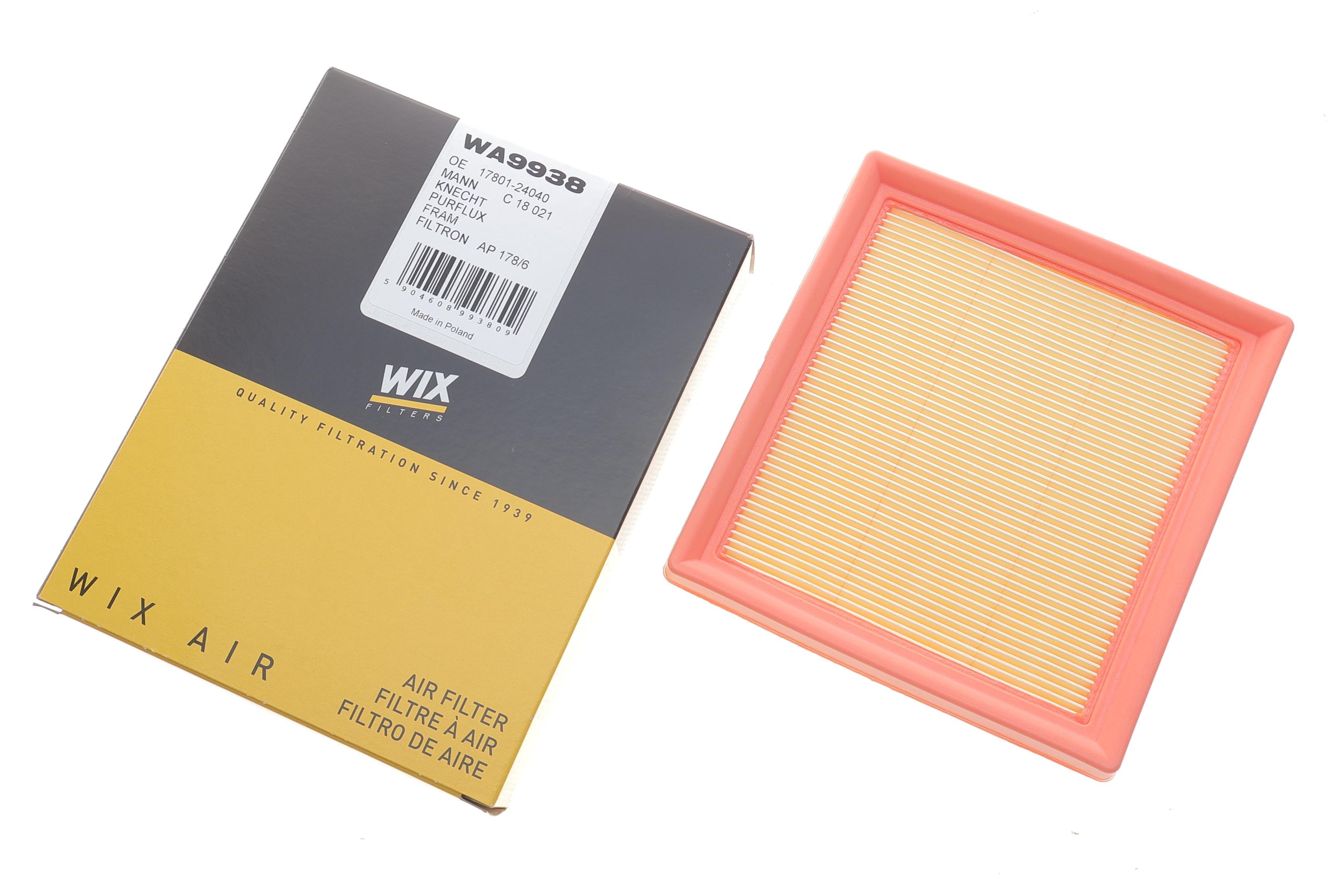 Фільтр повітряний Lexus UX 2.0 18-/Toyota C-HR/Corolla 2.0 Hybrid 19-/Yaris 1.5 Hybrid 20-