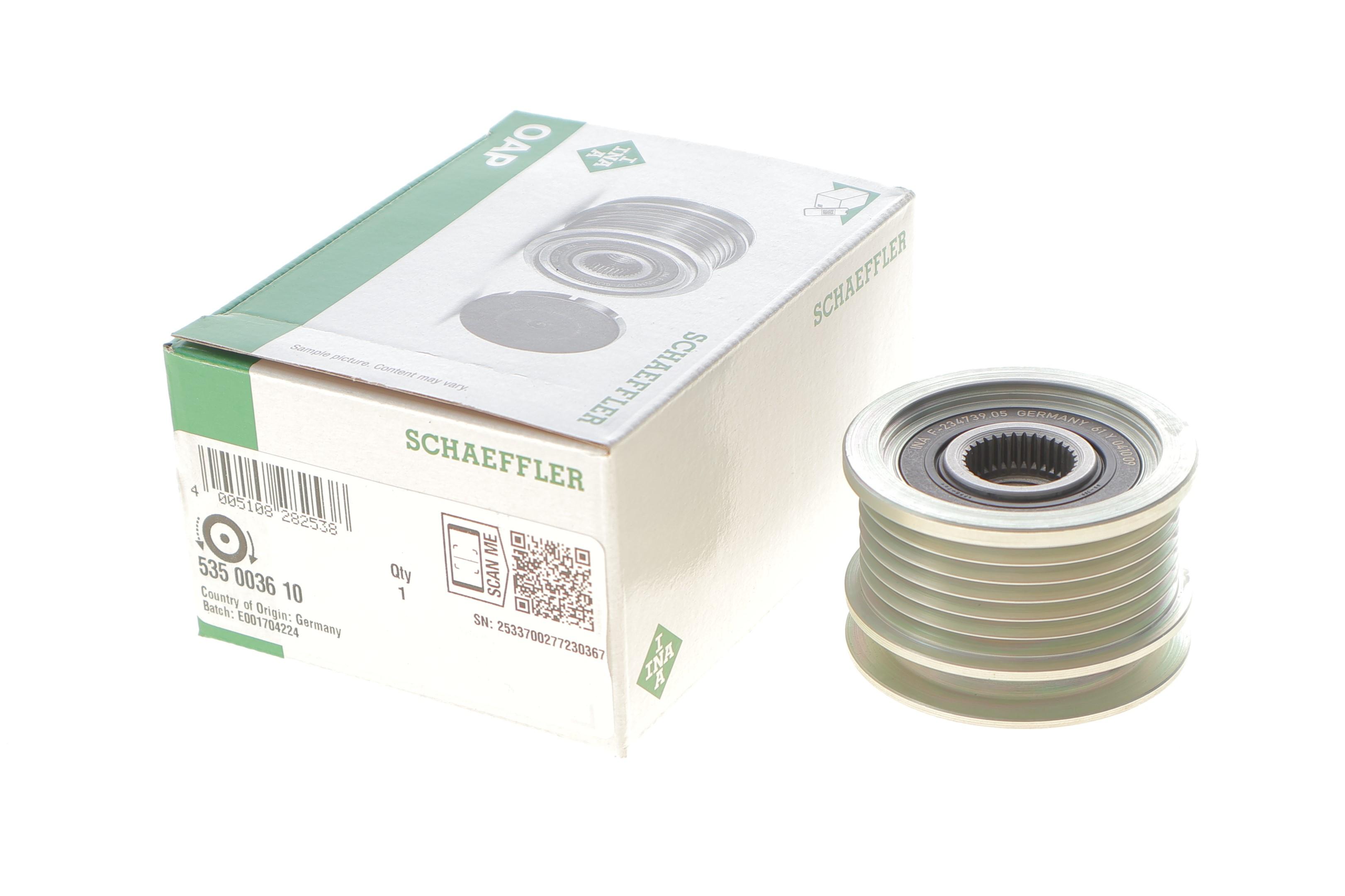 Шків генератора VW T5 1.9 TDI/2.0i/Caddy 1.9/2.0 TDI/Crafter 2.5 TDI 03-15