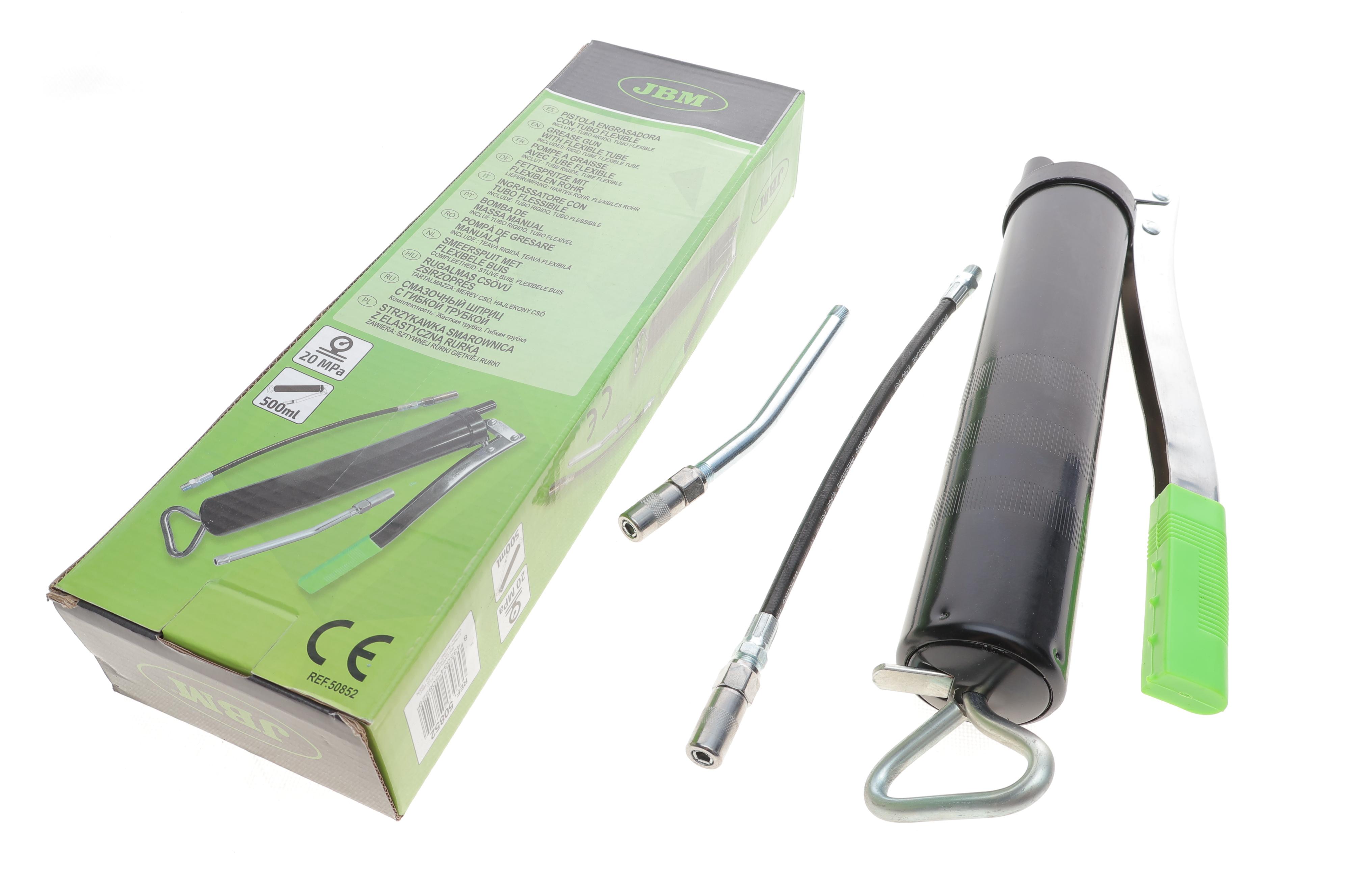 Шприц-маслянка 400 мл з гнучким шлангом та трубкою Ø5 мм