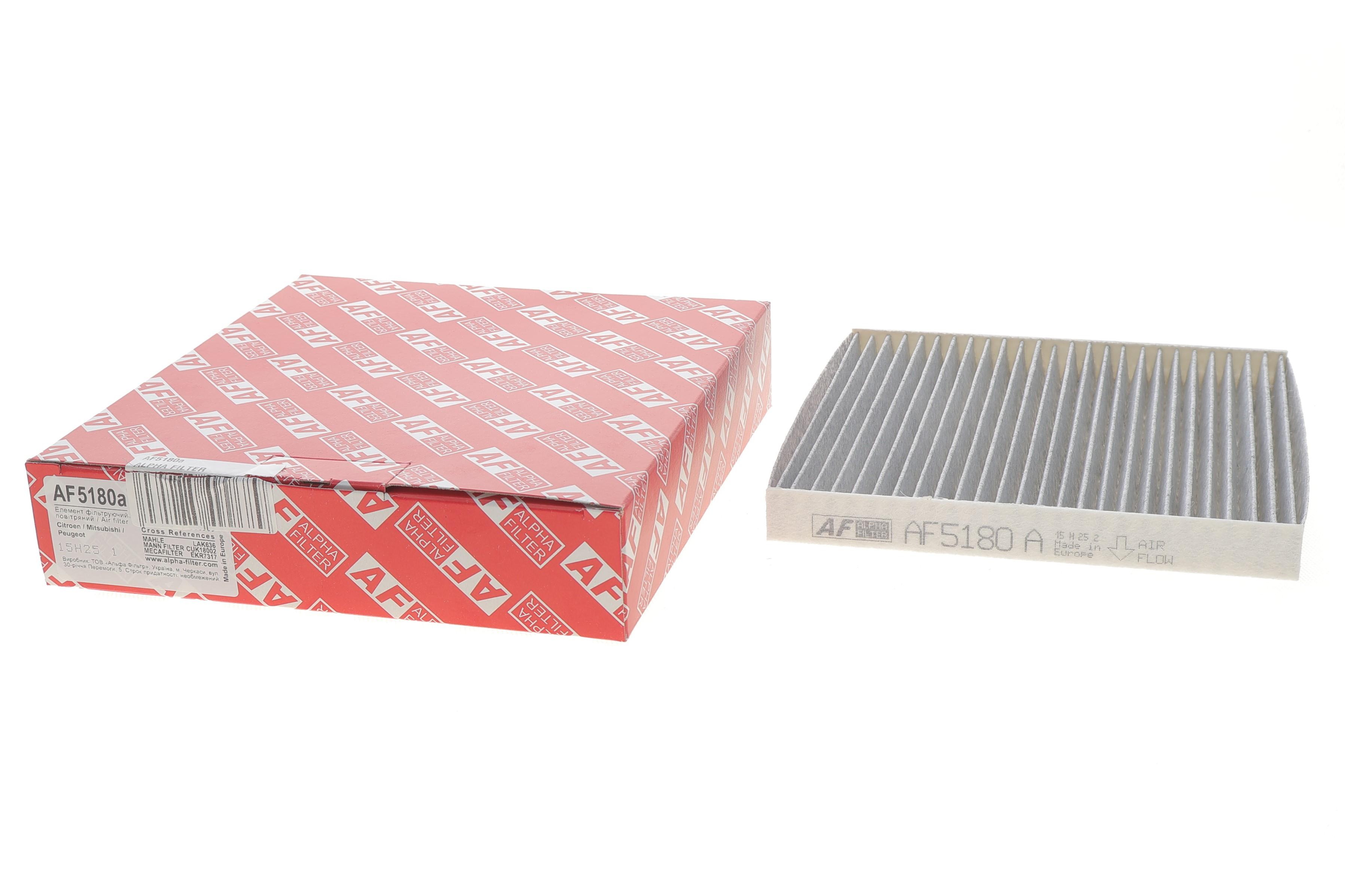 Фильтр салона Citroen C-Zero/Peugeot Ion 10- (угольный)