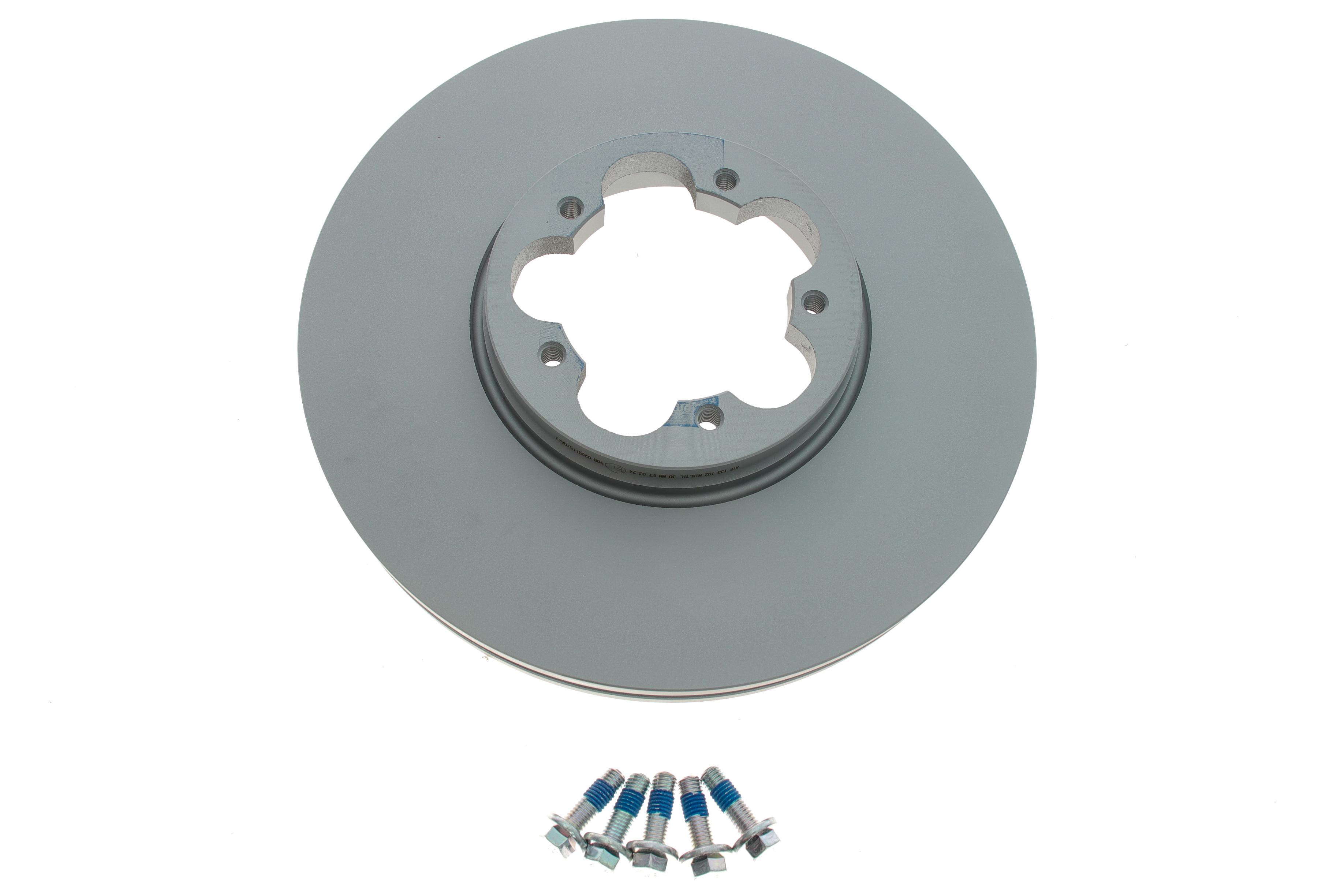 Диск гальмівний (передній) Ford Transit 13- (RWD) (308х33) (з покриттям) (вентильований)