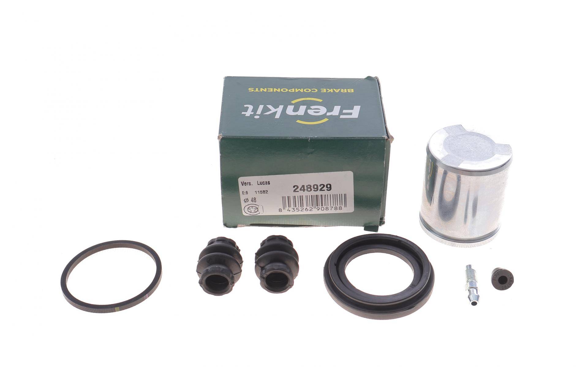 Ремкомплект супорта (переднього) Citroen C2/C3 02- (d=48mm) (+поршень) (Lucas)