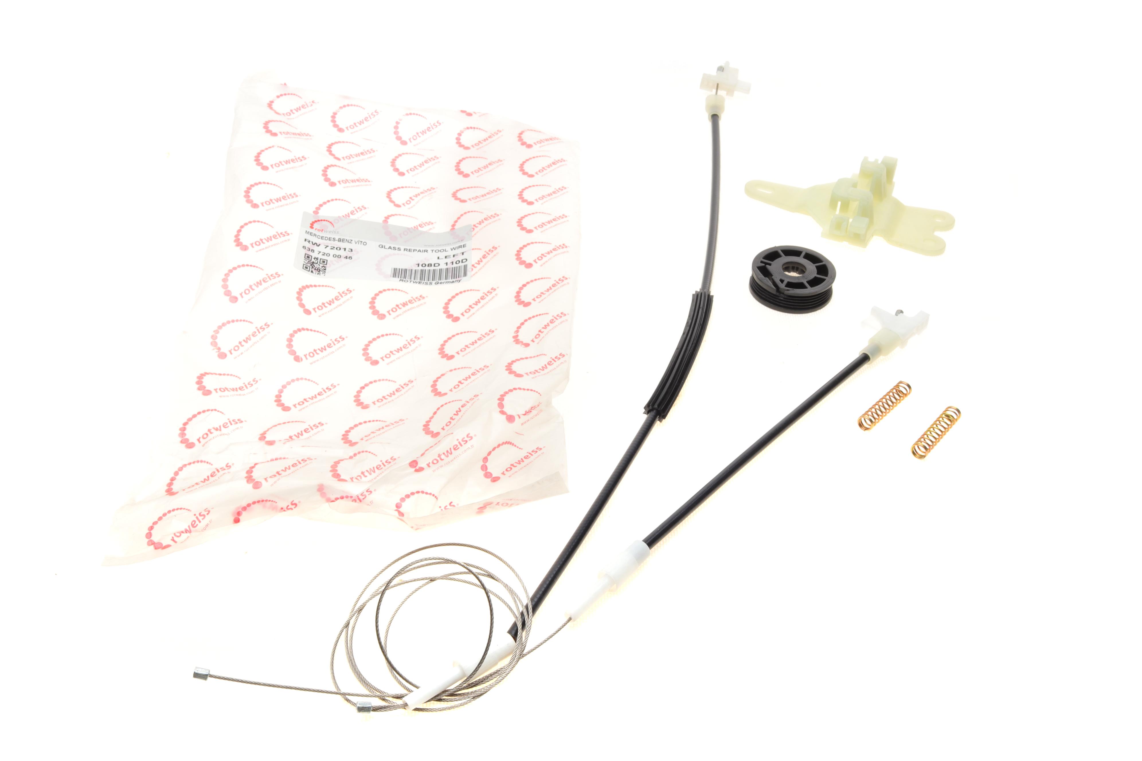 Ремкомплект стеклоподъемника MB Vito (W638) 96-03 (L) (6387200446)