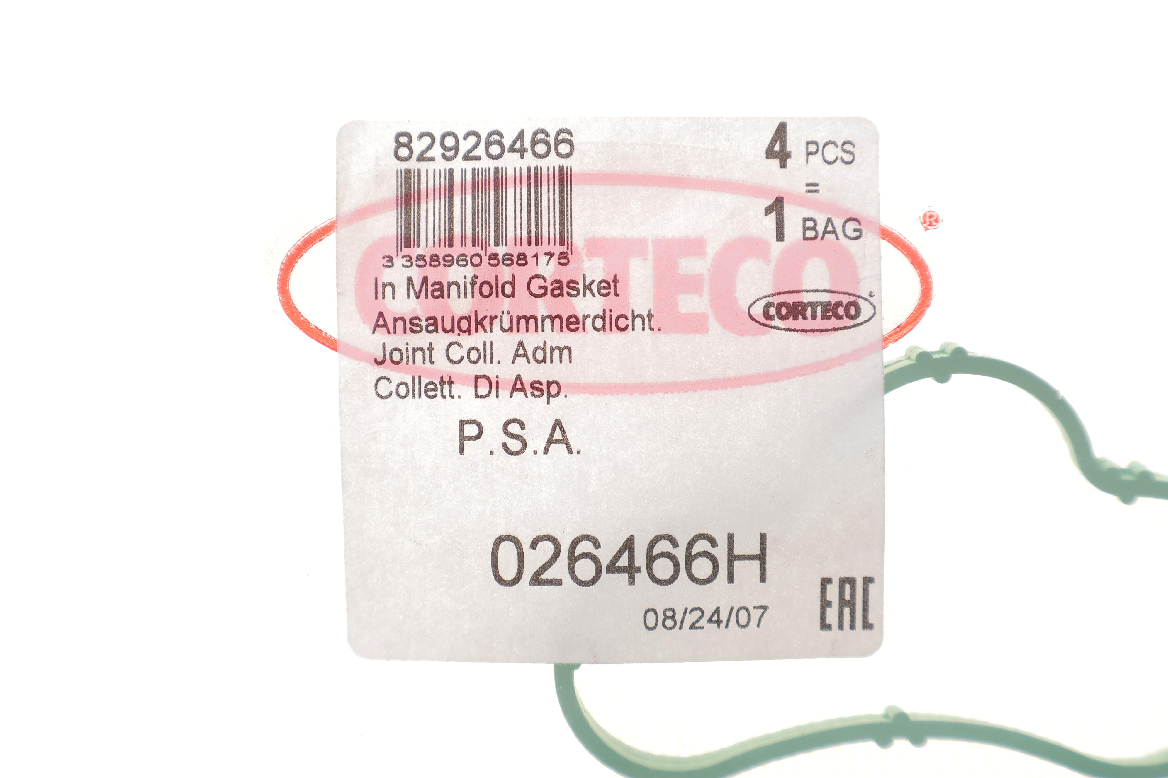 Прокладка колектора впускного Citroen Jumpy/Peugeot Expert 2.0i 00-06