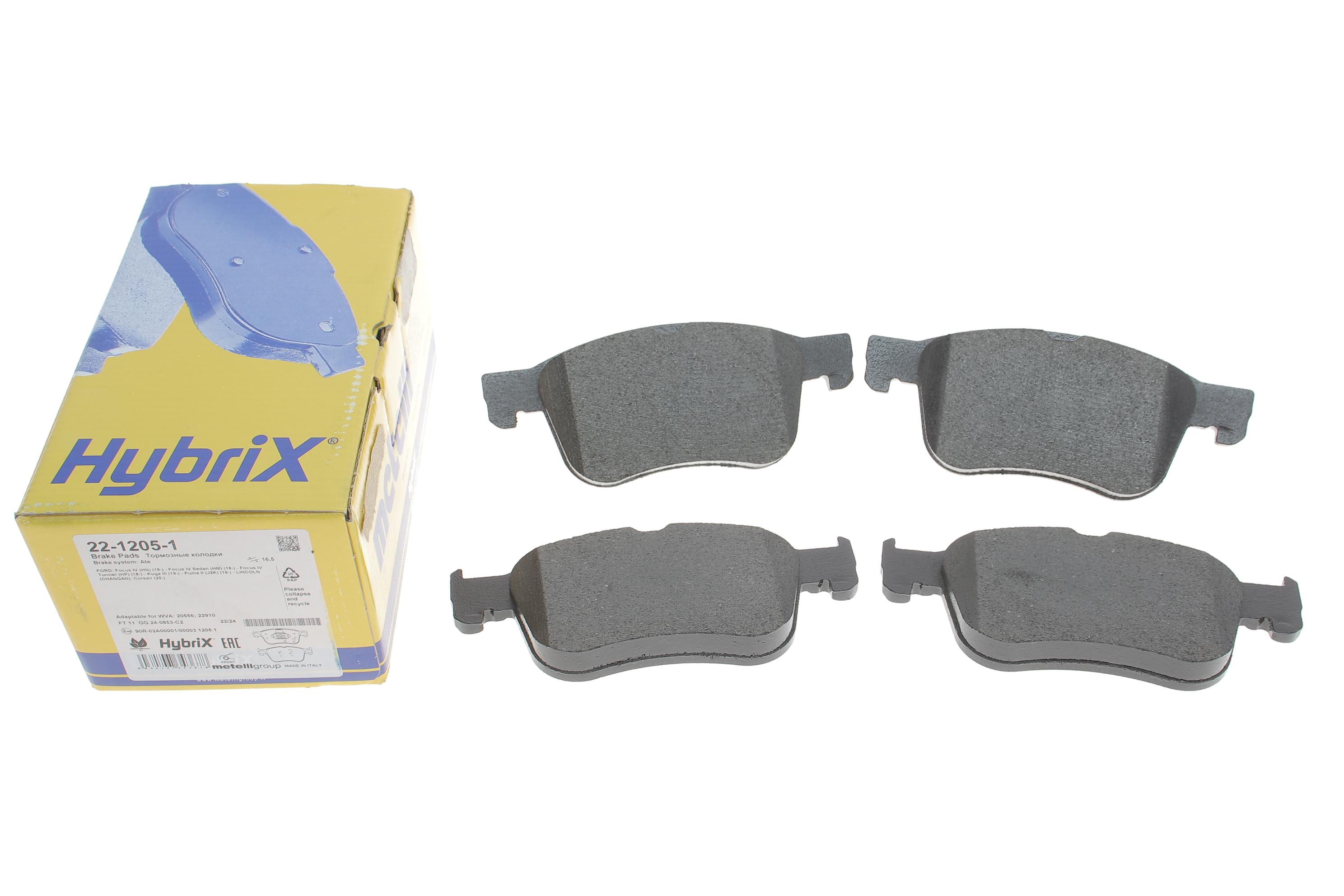 Колодки тормозные (передние) Ford Focus 18-/Kuga 19-/Puma 20-/Linkoln Corsair 20-