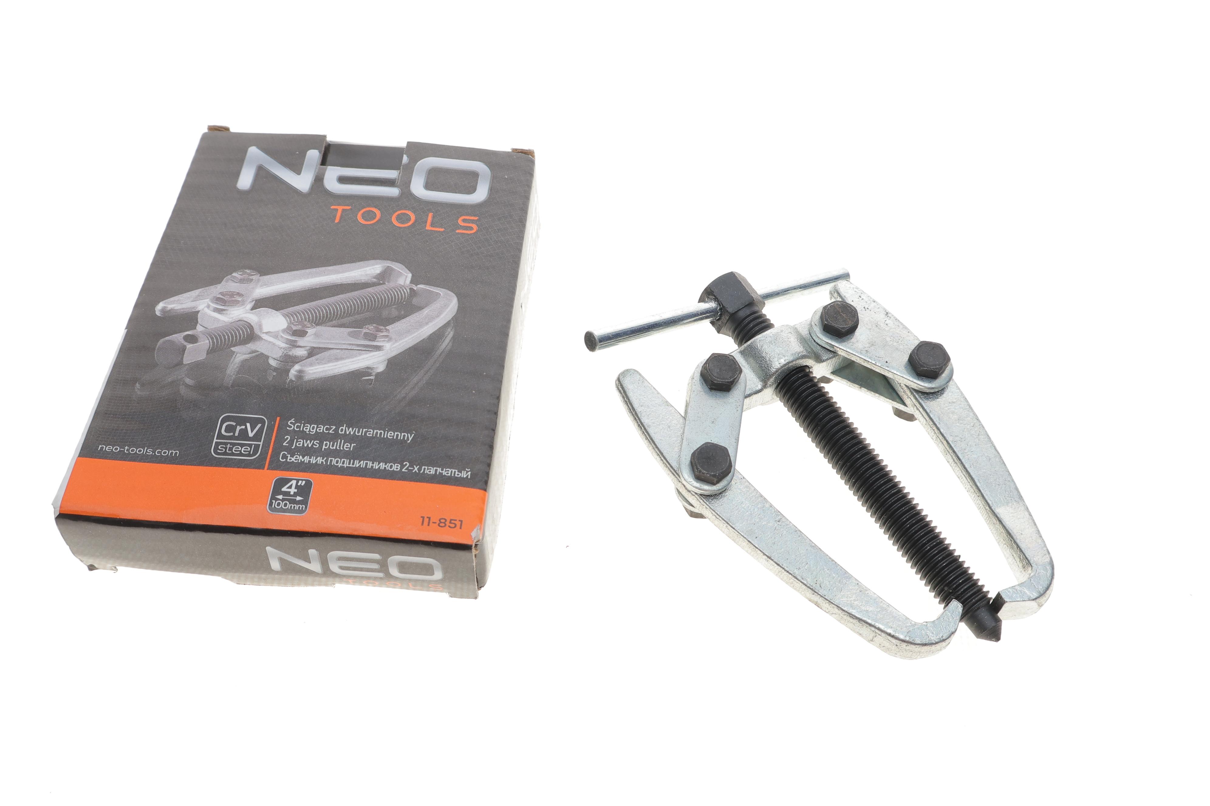 Знімач підшипників 2-лапий 100mm