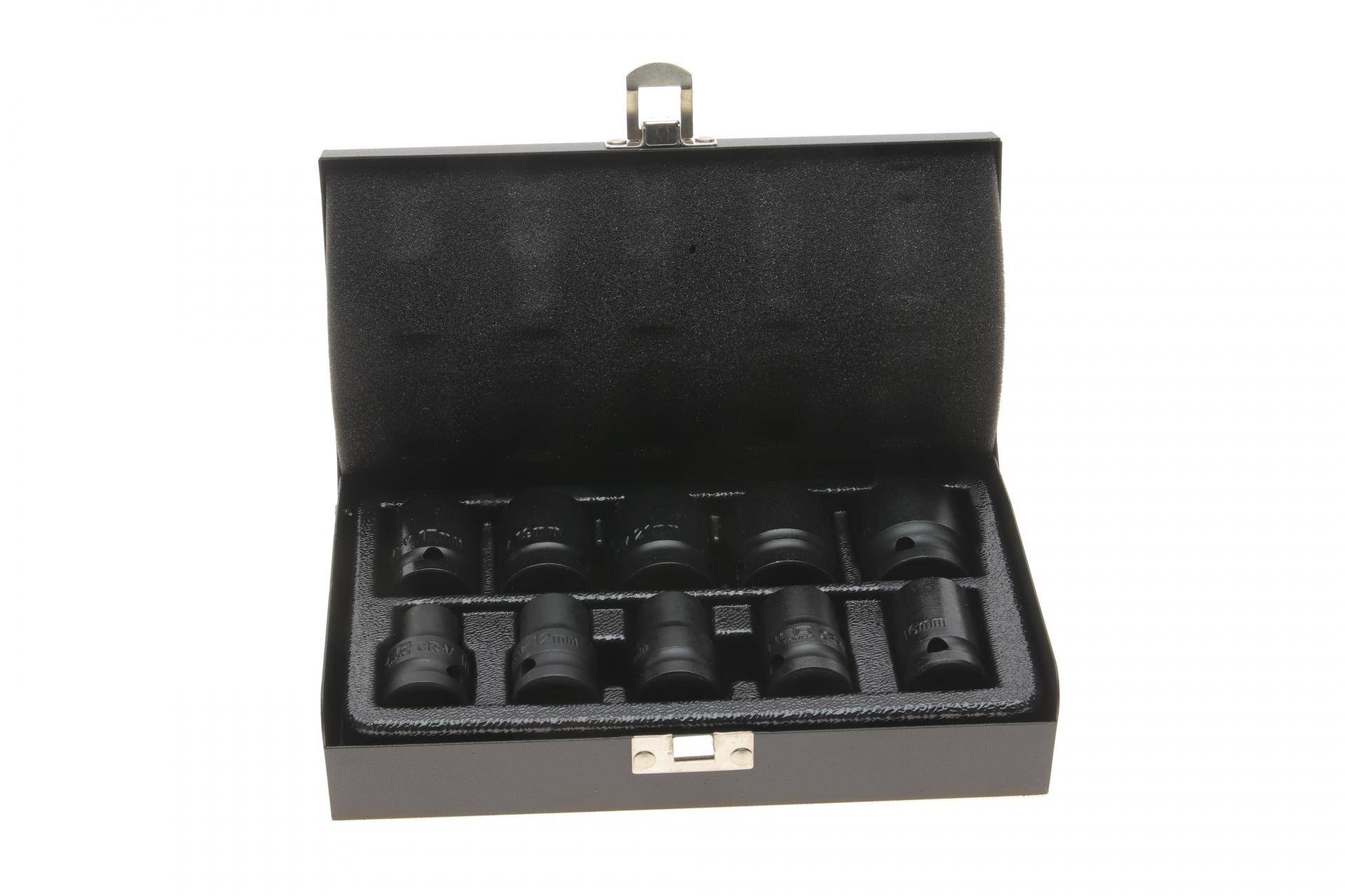 Набір ударних головок 1/2" 10-24 мм 10 од.