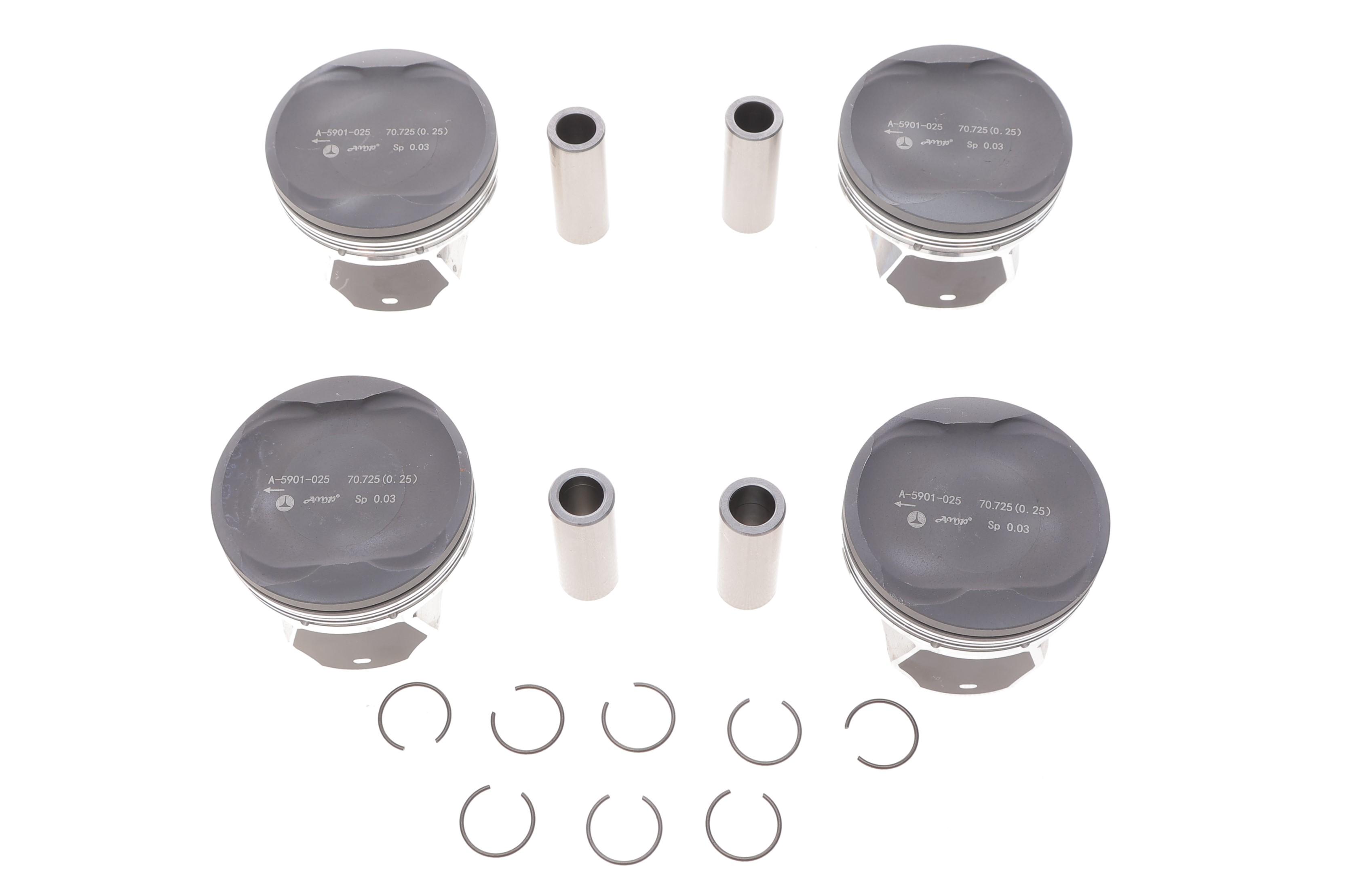 Поршень Ravon R2 1.2 15- (70.75mm/+0.25) (к-кт 4 шт)