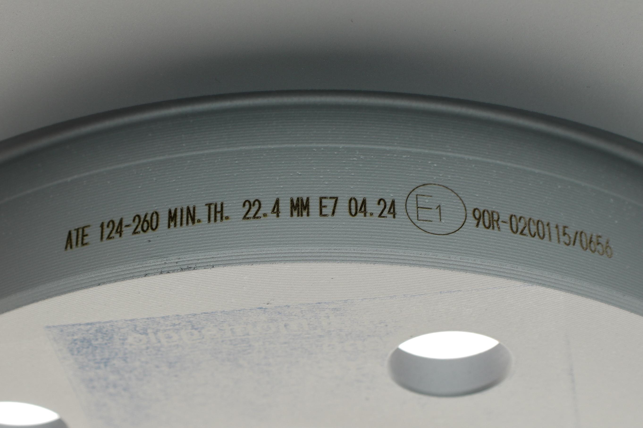 Диск гальмівний (передній) BMW 2 (F44-46)/X1 (F48) 13- (307x24) (з покриттям) (вент)