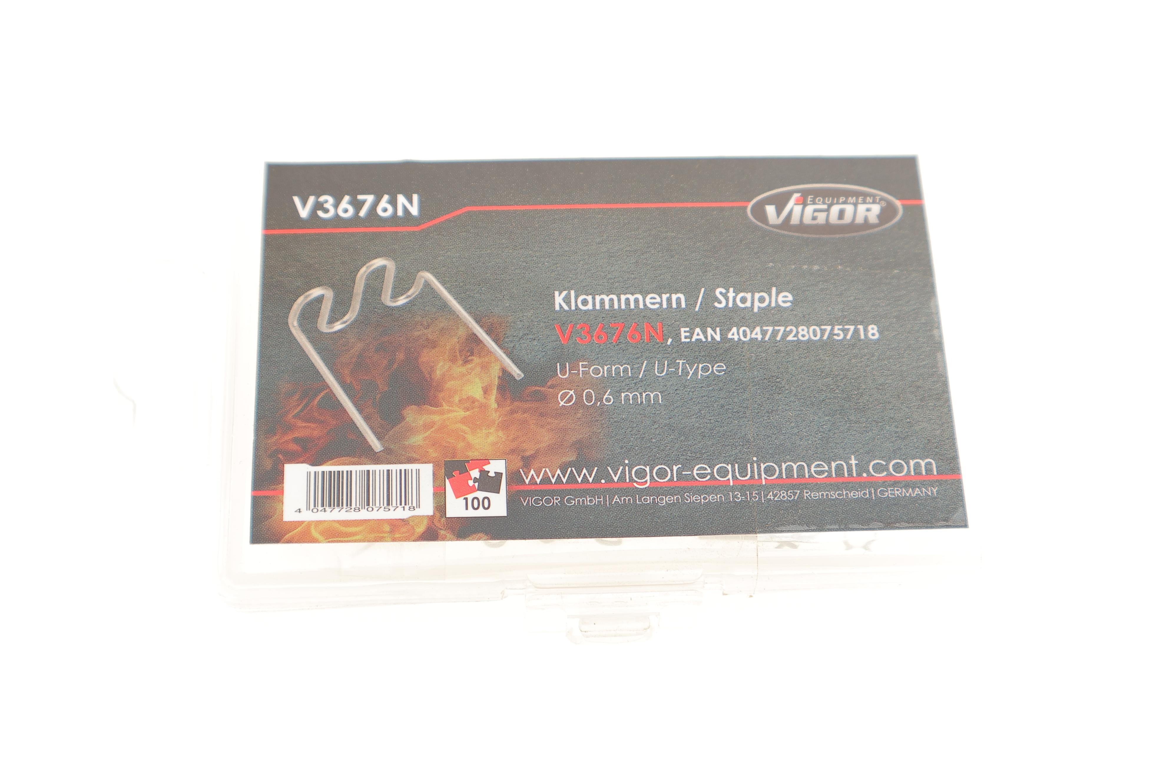 Скоба U-профіль Ø0,6 mm 100 од.